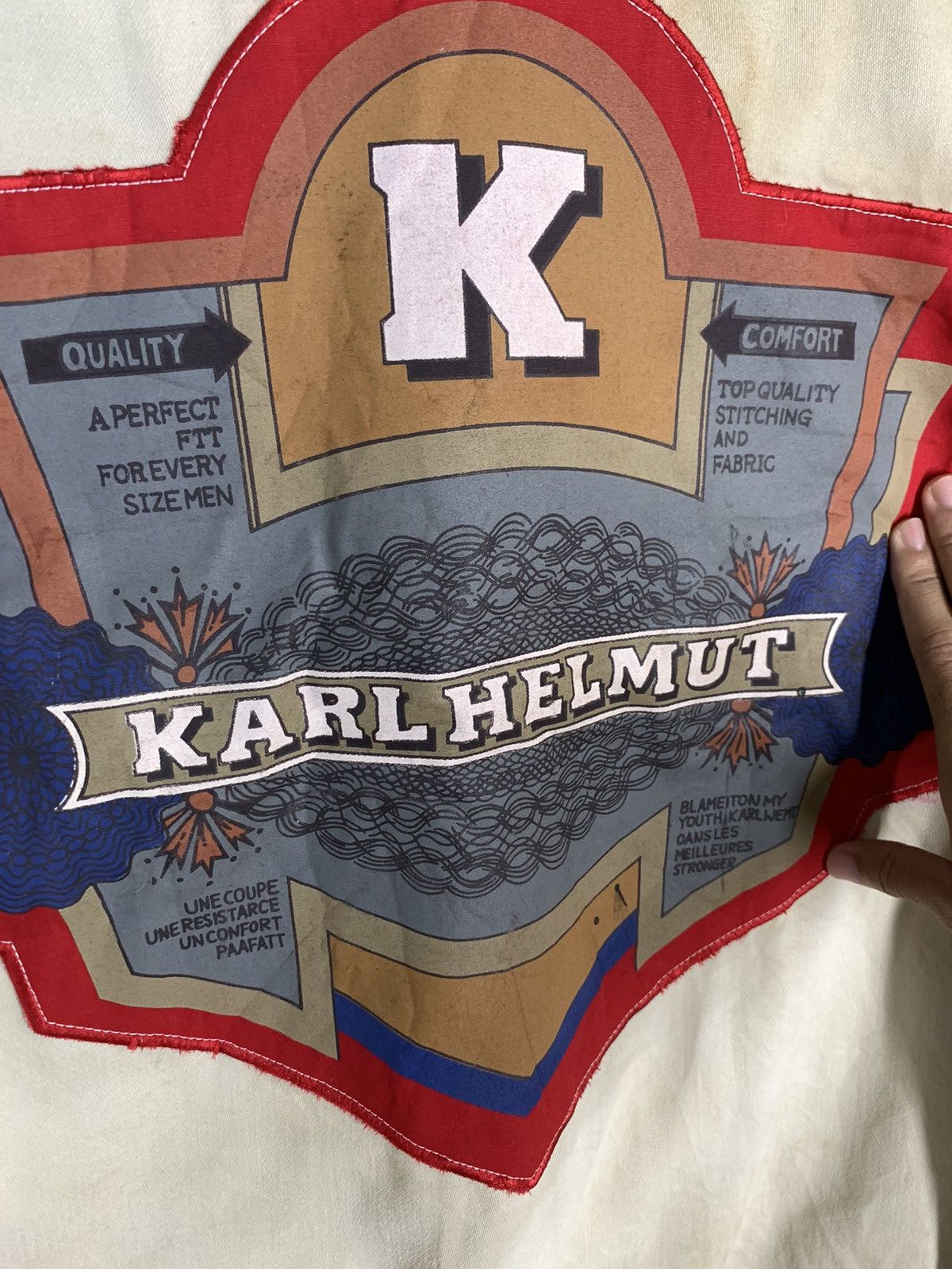 Karl Helmut × Vintage Vintage KARL HELMUT Bomber Jacket Size US XXL / EU 58 / 5 - 15 Thumbnail