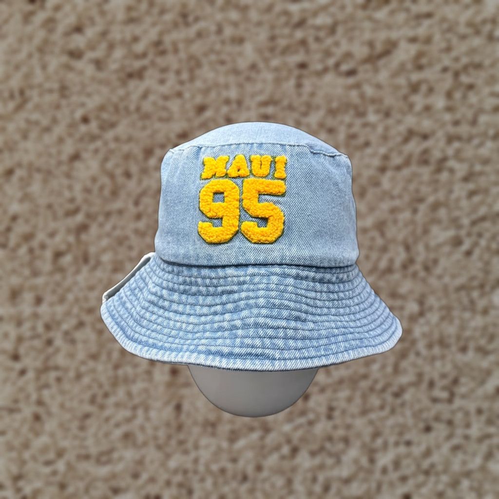 Forever 21 FOREVER 21 Bucket Hat Adult One Size Blue Denim Look Cotton Blend NEW Maui Forever 21 Bucket Hat Adult One Size Blue Denim Look # 95 Cotton Blend NEW Size ONE SIZE - 1 Thumbnail