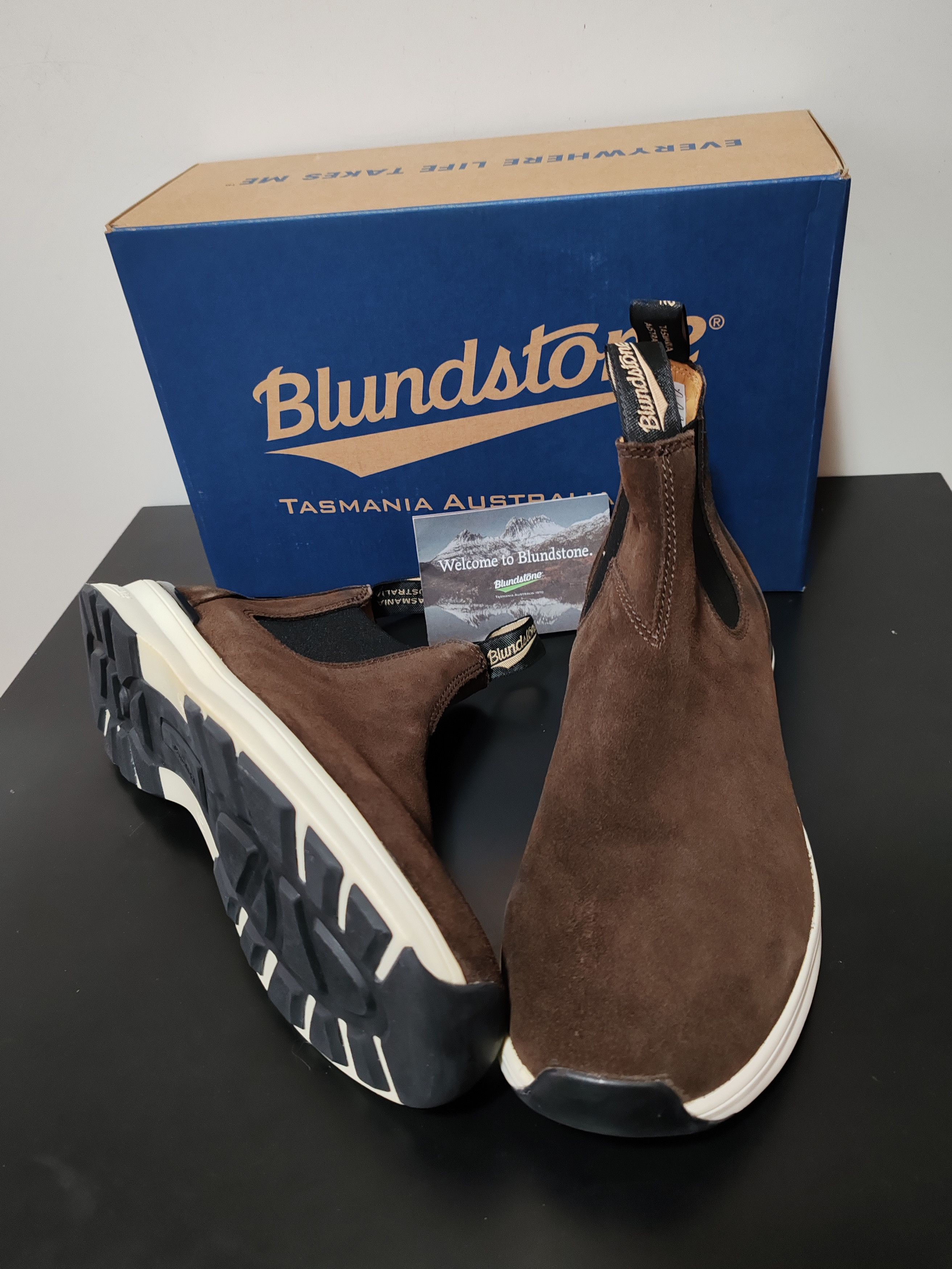 Blundstone Botte Blundstone Active Brown Leather #2334 Poudré Tg:43 Size US 10.5 / EU 43-44 - 7 Thumbnail