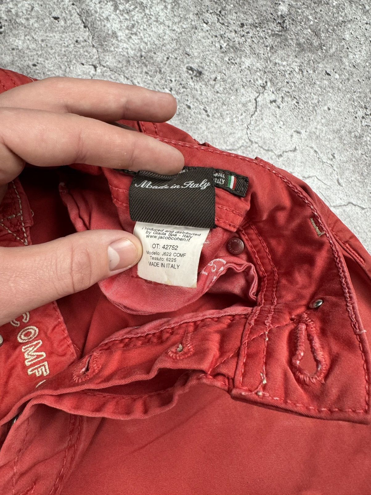 Designer × Jacob Cohen Jacob Cohen Pants red Designer Italy Luxury Size US 34 / EU 50 - 7 Thumbnail