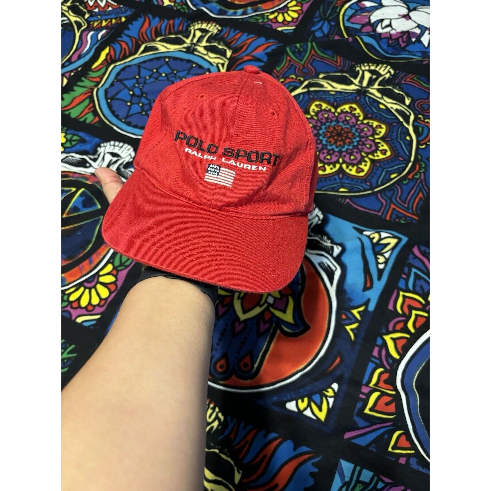 Other Vintage polo sport spellout deadstock dad hat ralph lauren Size ONE SIZE - 1 Thumbnail