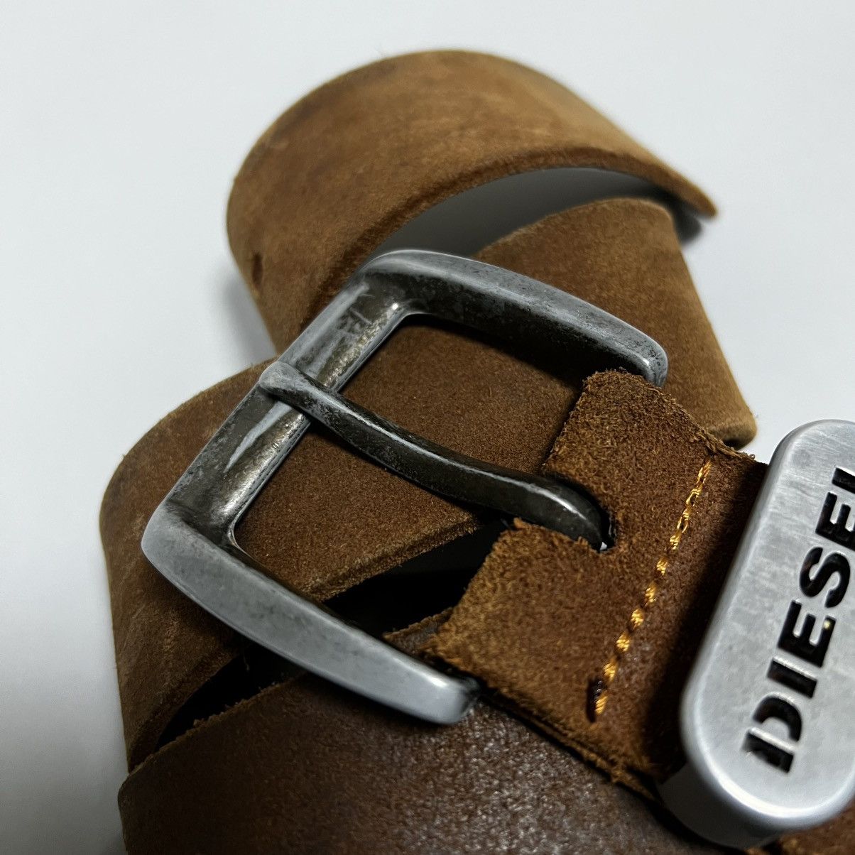 Diesel Vintage Diesel Leather Belt Made in Italy Size ONE SIZE - 5 Thumbnail