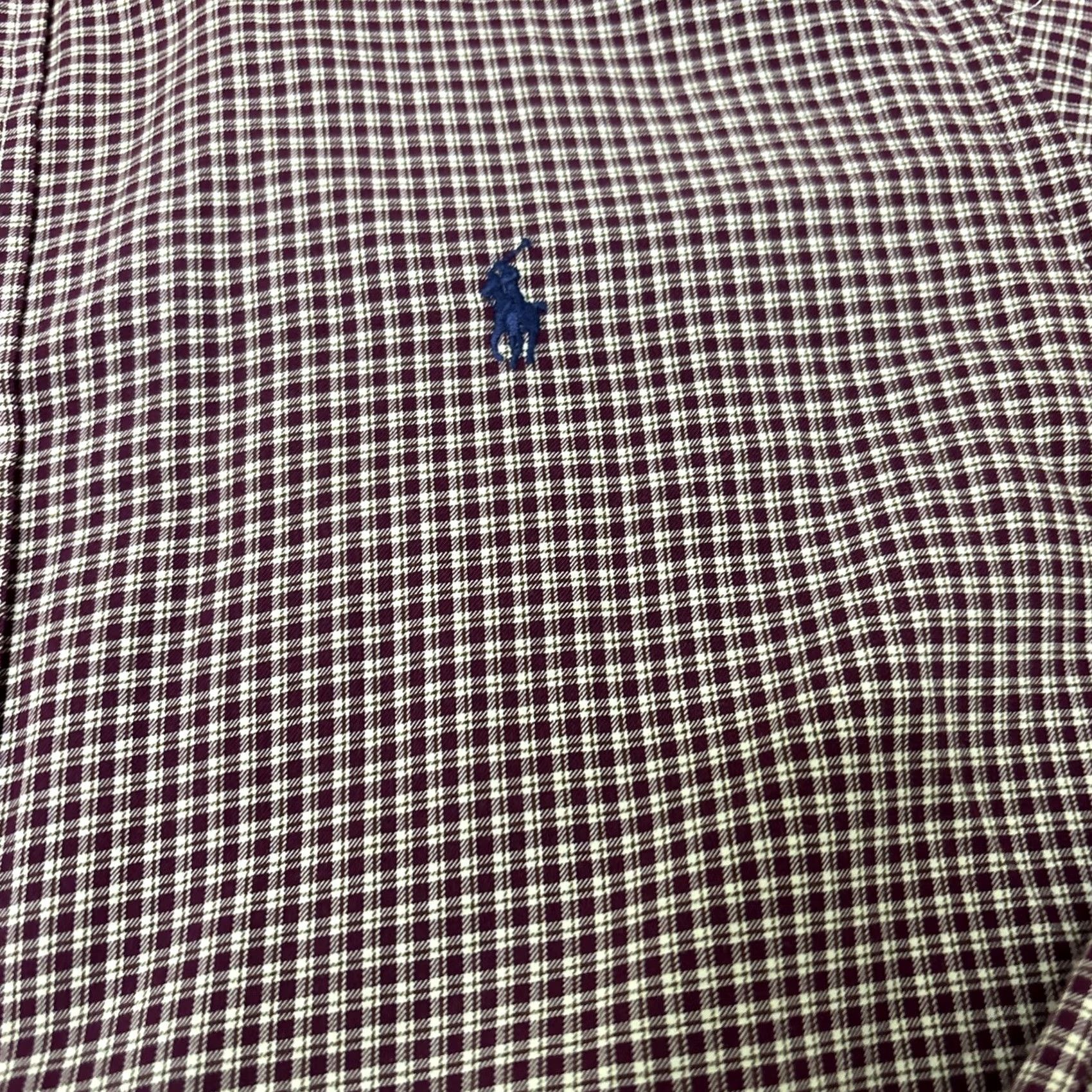 Ralph Lauren Ralph Lauren Shirt Mens L Dark Red Plaid Button-Down Long Sleeve Size US L / EU 52-54 / 3 - 2 Thumbnail