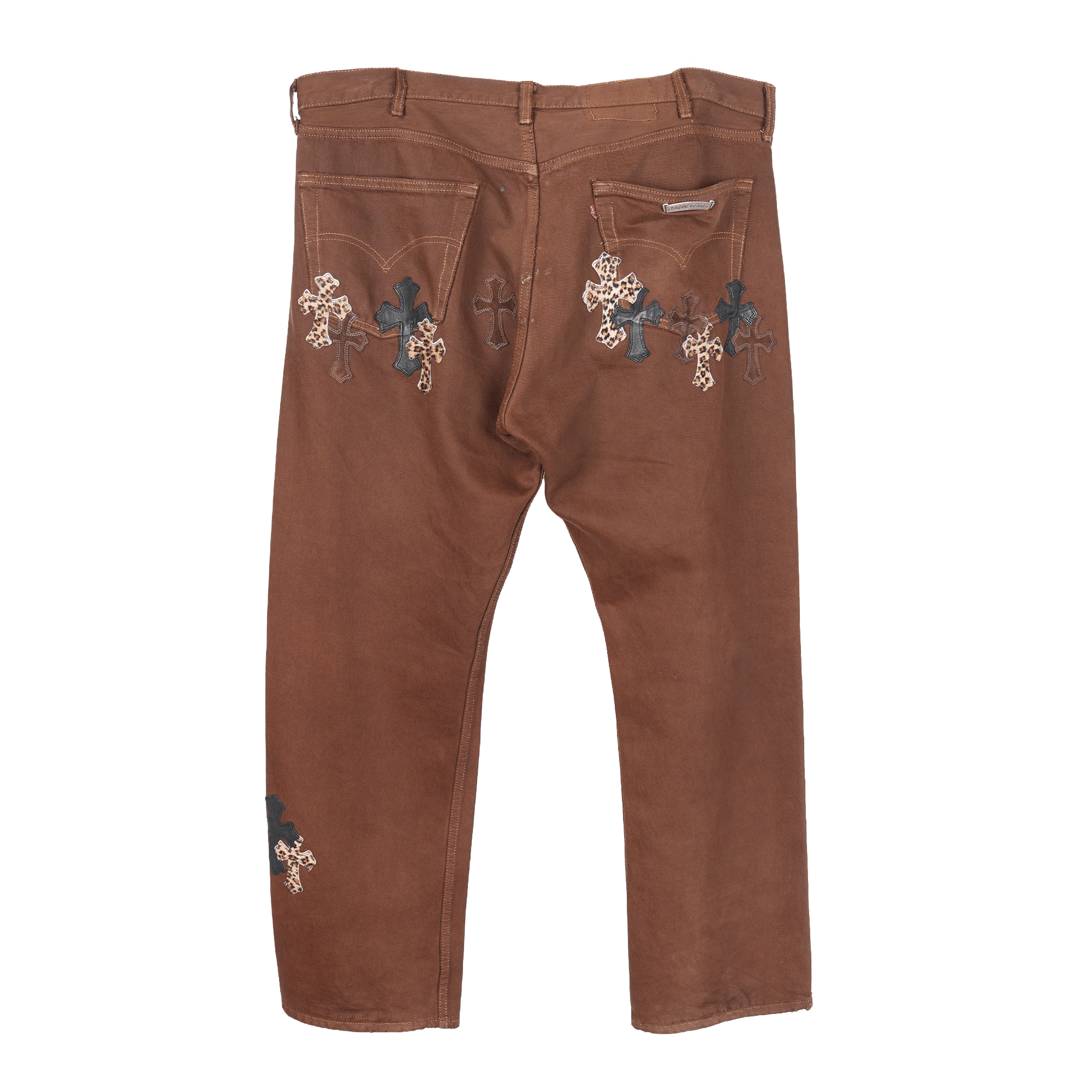 Chrome Hearts BROWN NYFW LEVI JEANS Size US 38 / EU 54 - 2 Thumbnail