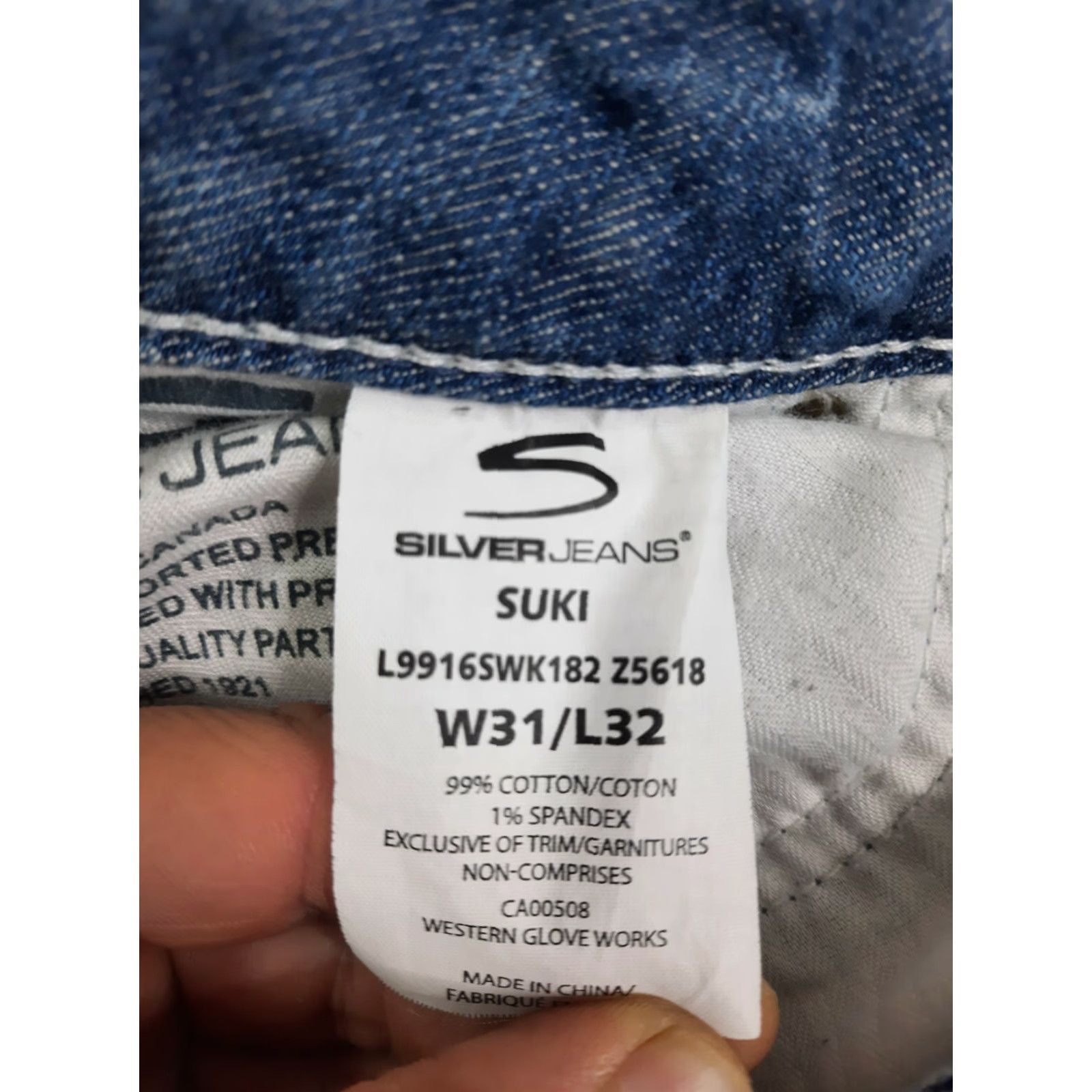 Silver Jeans Co. VINTAGE? No. Size 24" / US 00 / IT 34 - 5 Thumbnail