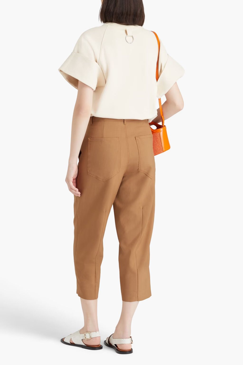 Marni o1y1125 Casual Pant in Camel Size 27" / US 4 / IT 40 - 3 Thumbnail