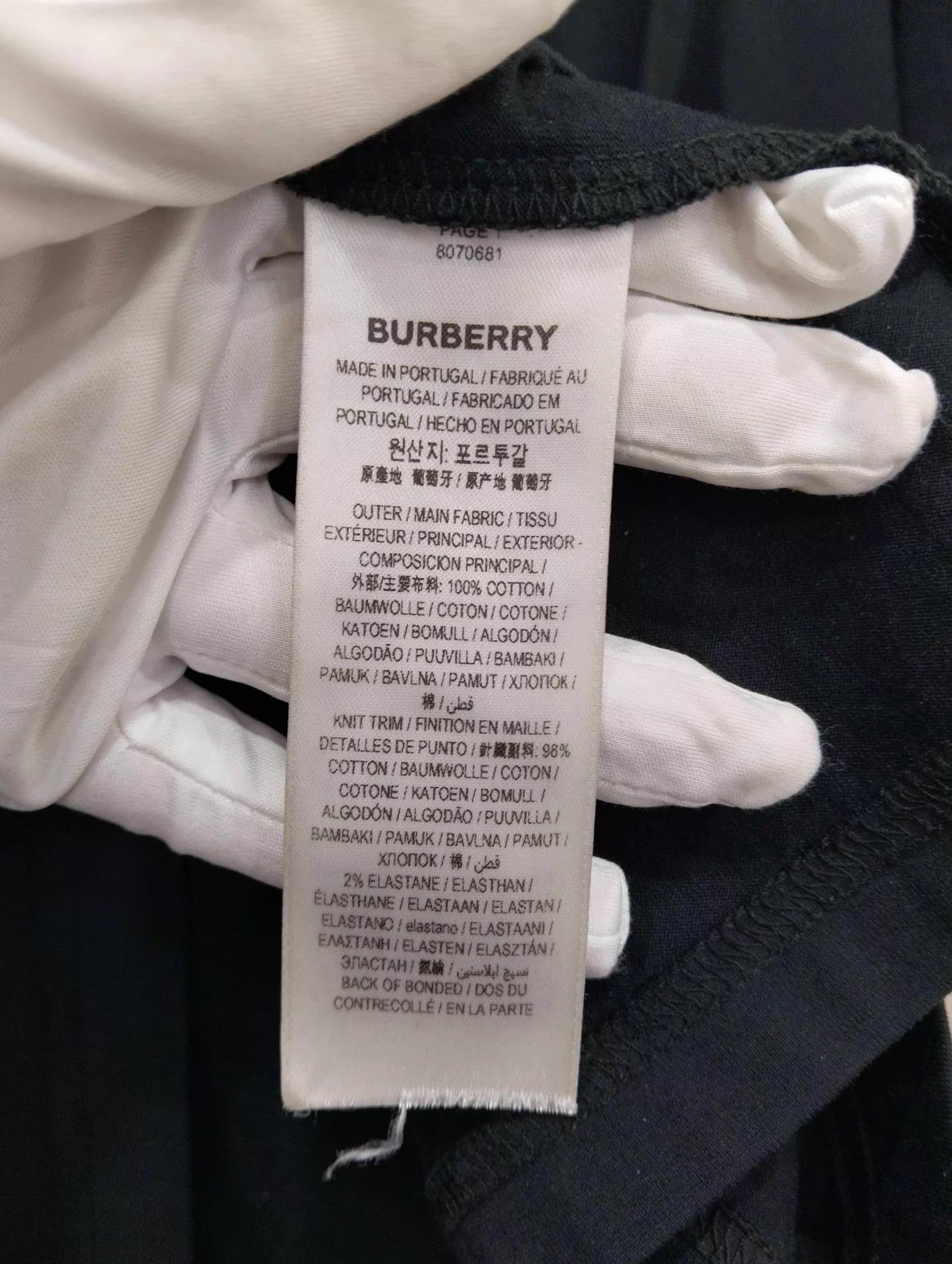 Burberry BURBERRY Check Equestrian Knight Short Sleeve L Size US L / EU 52-54 / 3 - 6 Thumbnail