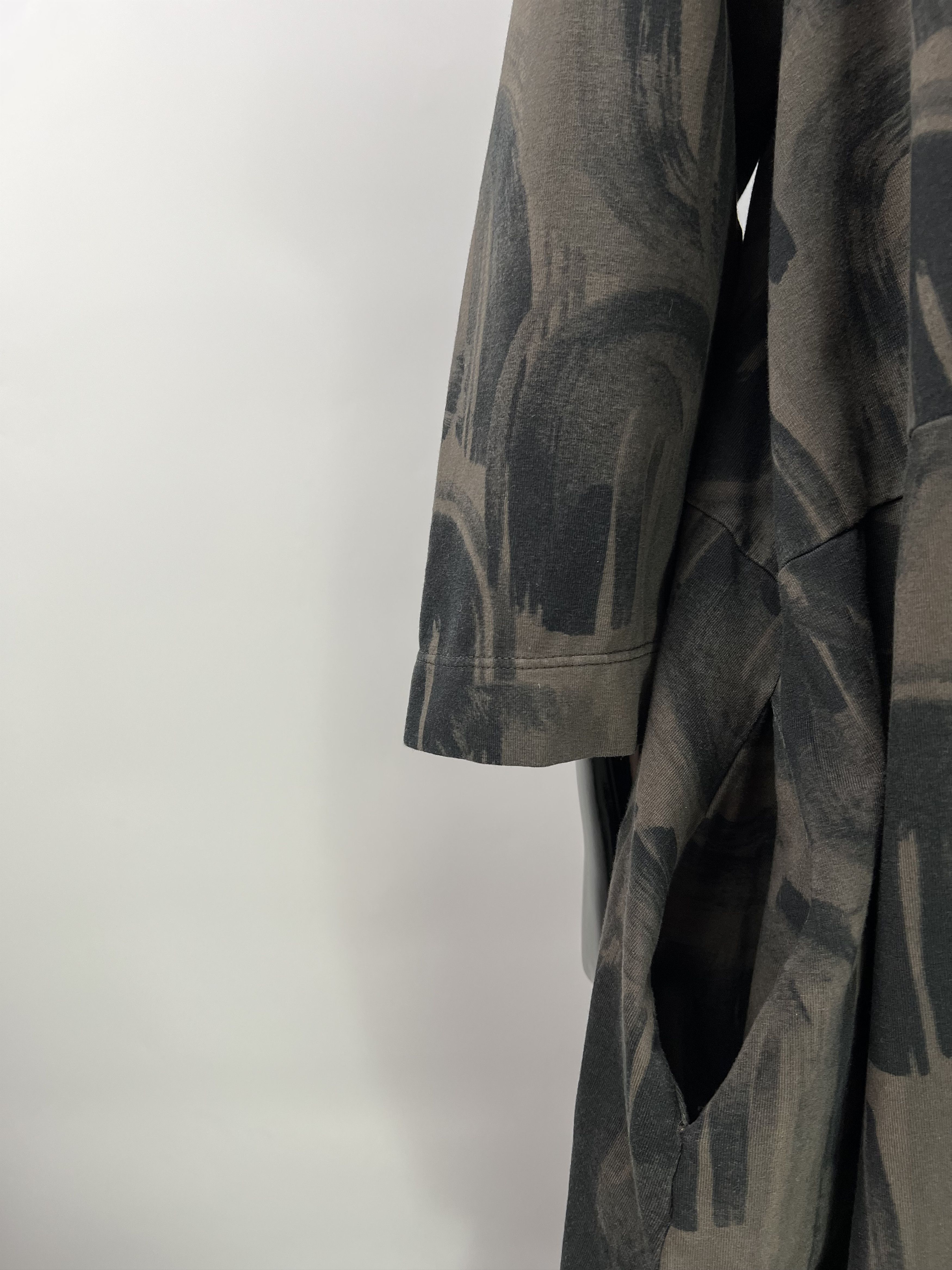 Designer Grizas Lagenlook Cotton Midi Dress Size XL/XXL Oversized Size XL / US 12-14 / IT 48-50 - 10 Thumbnail