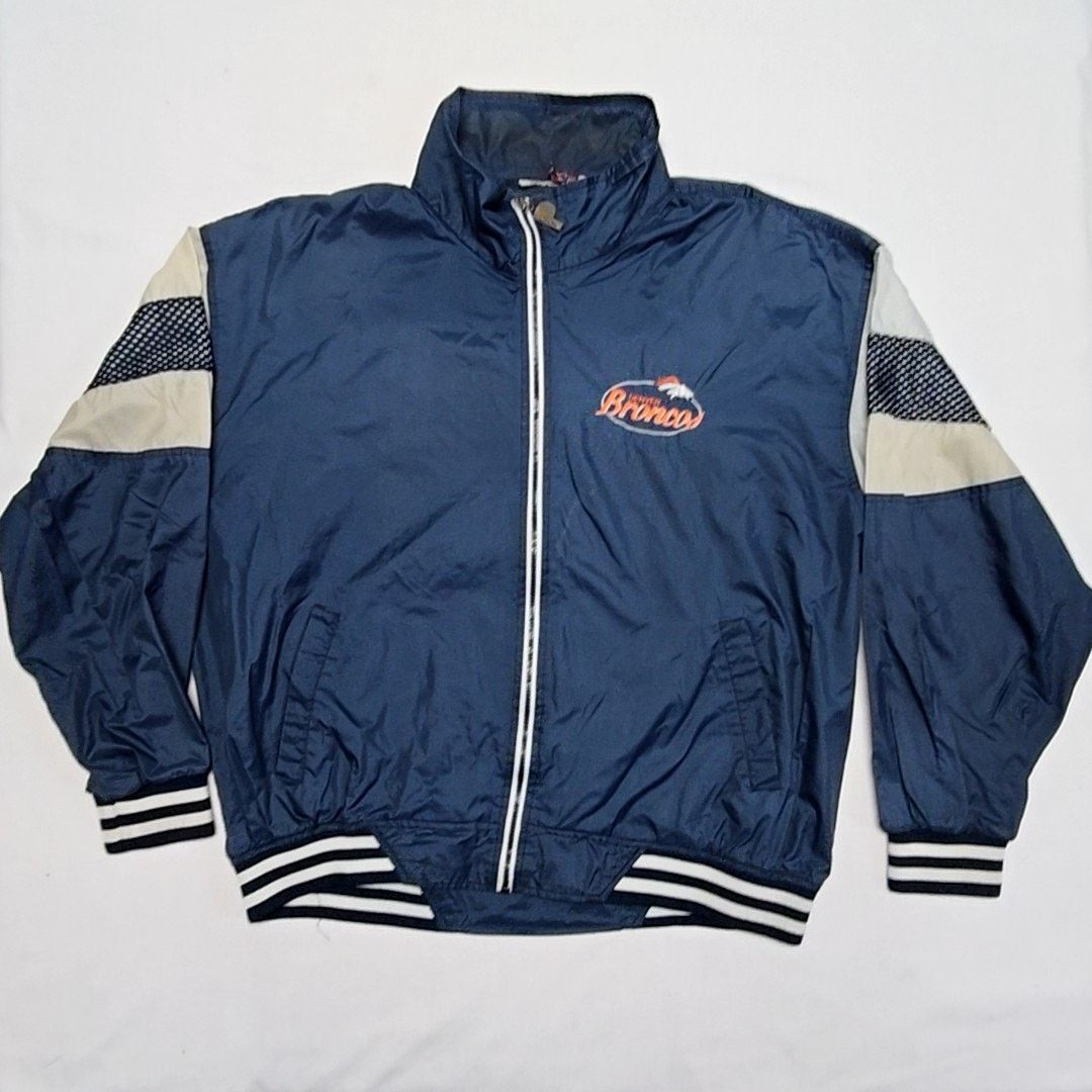 Pro Player Vintage Broncos Jacket Blue Windbreaker Mens XL VTG 90s Size US XL / EU 56 / 4 - 1 Thumbnail