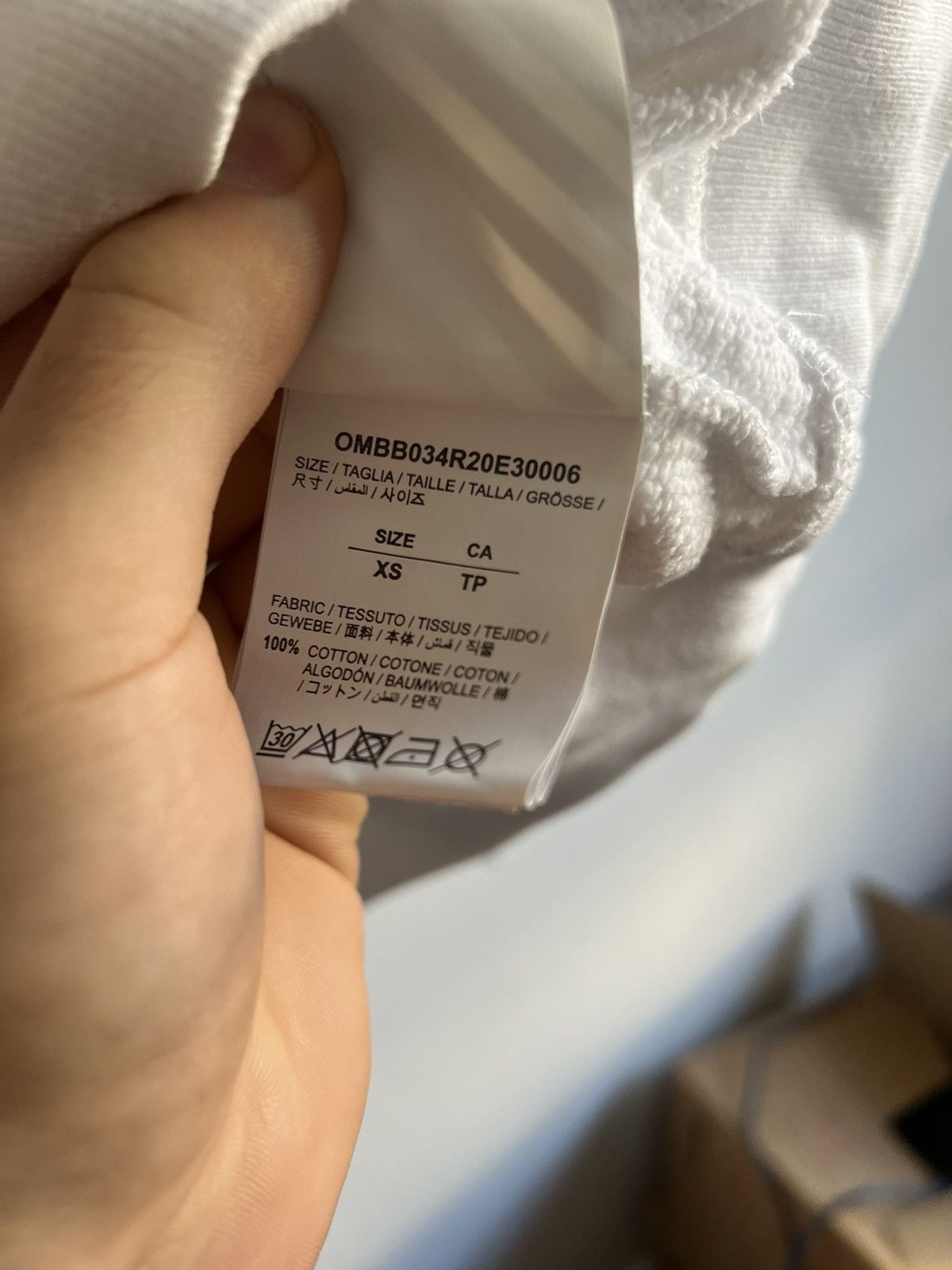 Off-White Off white golden ratio hoodie Size US S / EU 44-46 / 1 - 10 Thumbnail