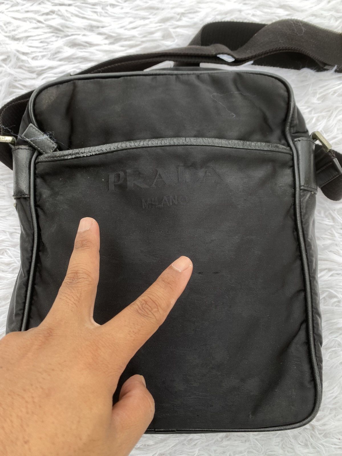 Prada Rare Vintage PRADA Milano Sling Bag Size ONE SIZE - 10 Thumbnail