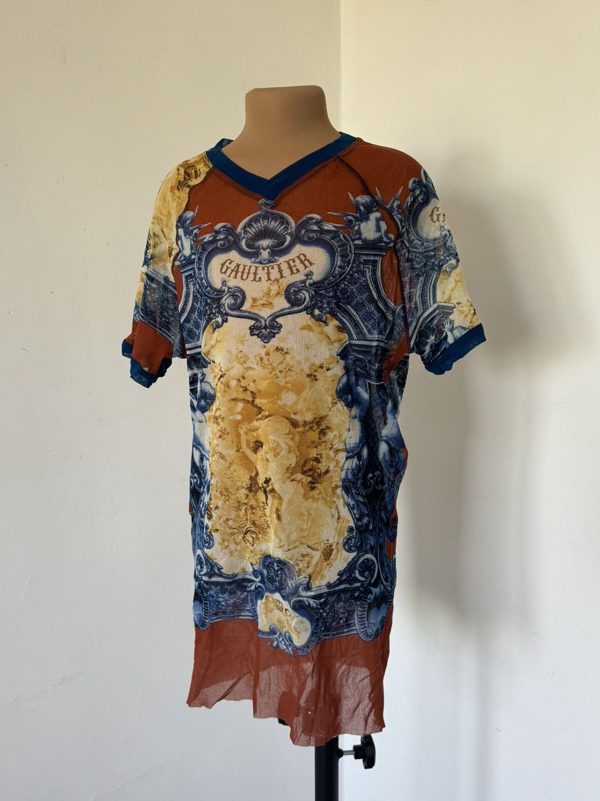 Jean Paul Gaultier Jean Paul Gaultier Soleil ss98 meshtop 90s 00s y2k Size L / US 10 / IT 46 - 3 Thumbnail