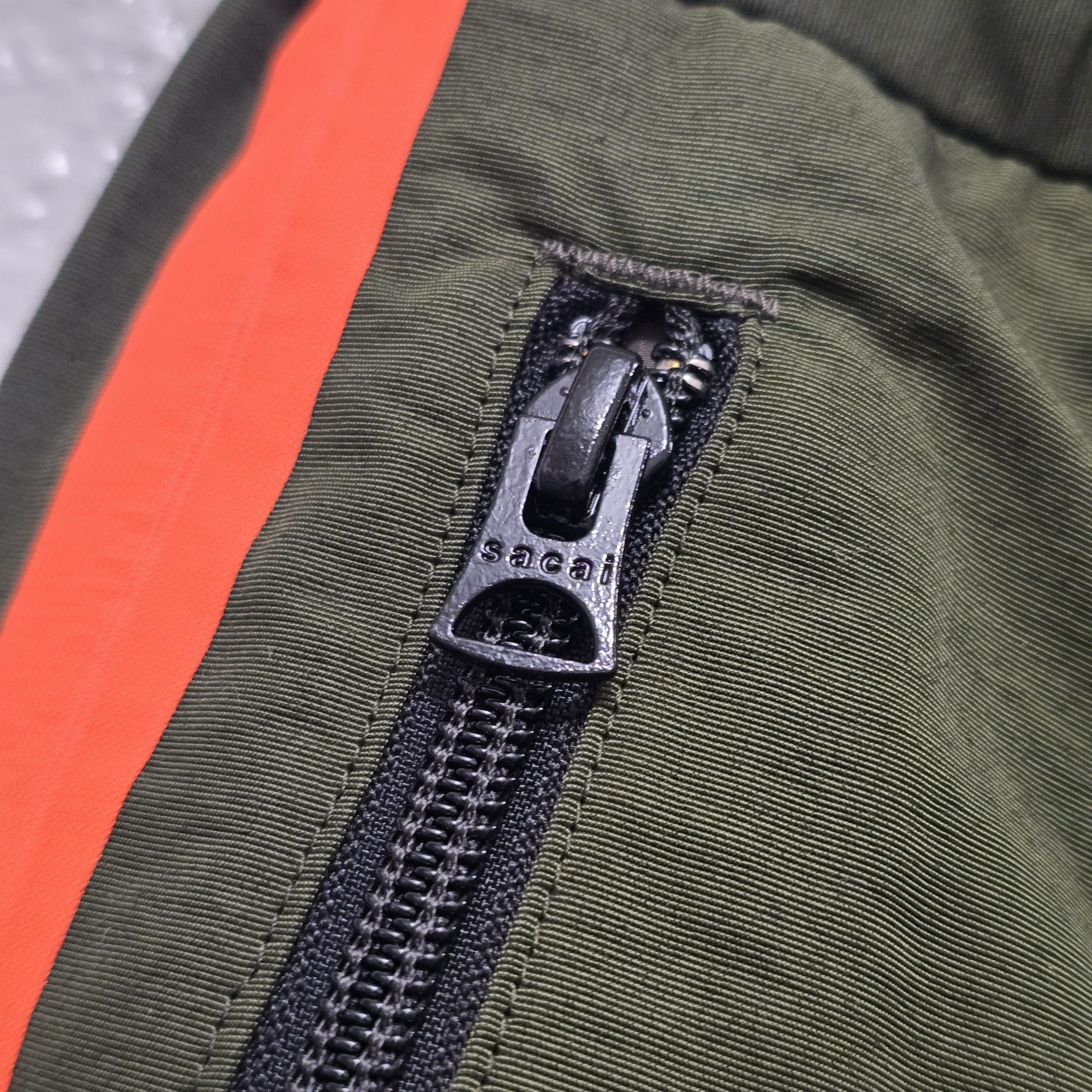 CLOT × Nike × Sacai Olive green joggers Size US 34 / EU 50 - 4 Thumbnail