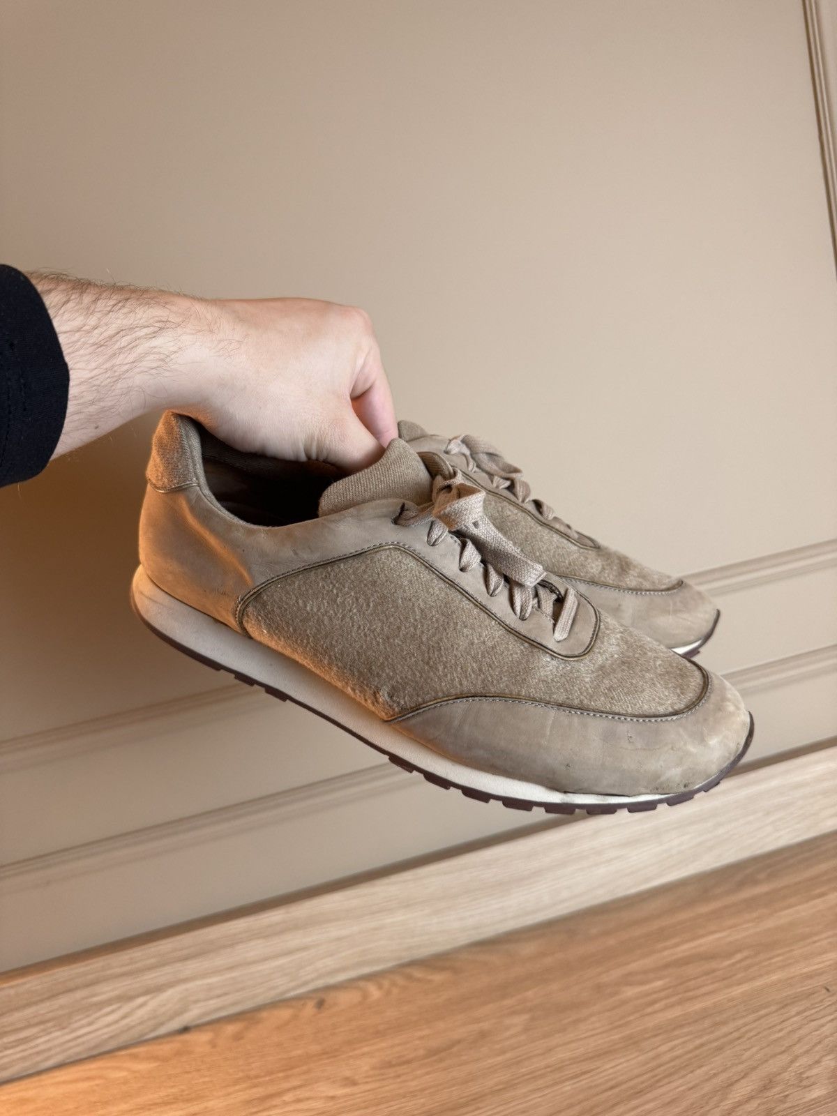 Loro Piana Loro Piana Weekend Walk Suede Sneaker Size US 11.5 / EU 44-45 - 2 Thumbnail