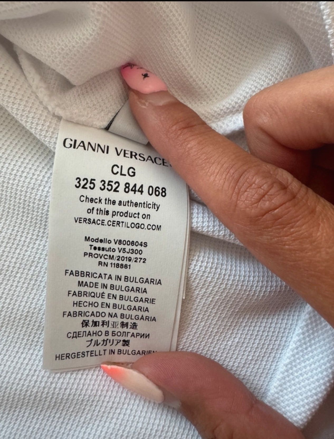 Versace Versace Polo Shirt Size US L / EU 52-54 / 3 - 4 Thumbnail