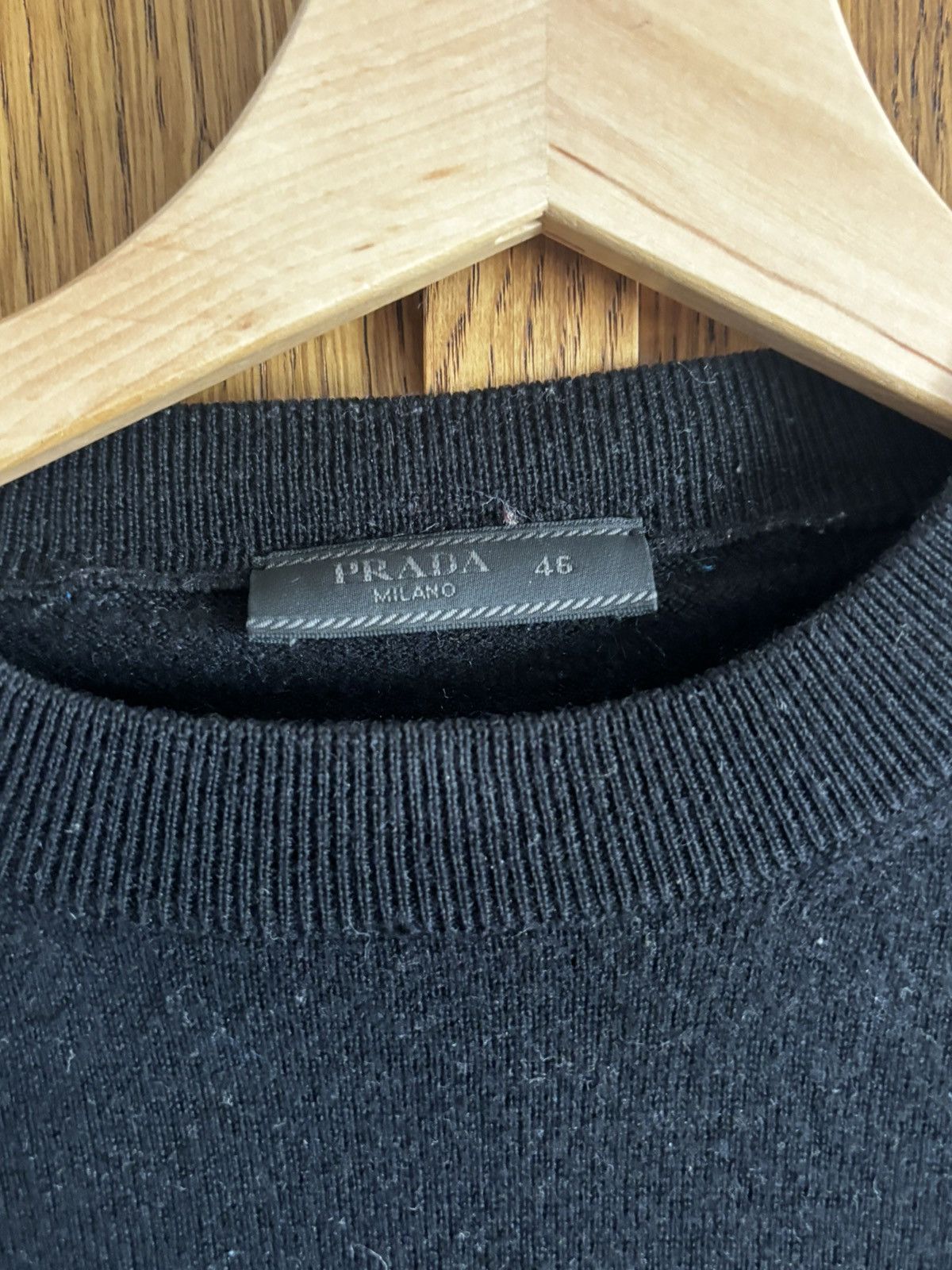 Prada PRADA BLACK KNIT Size US S / EU 44-46 / 1 - 3 Thumbnail