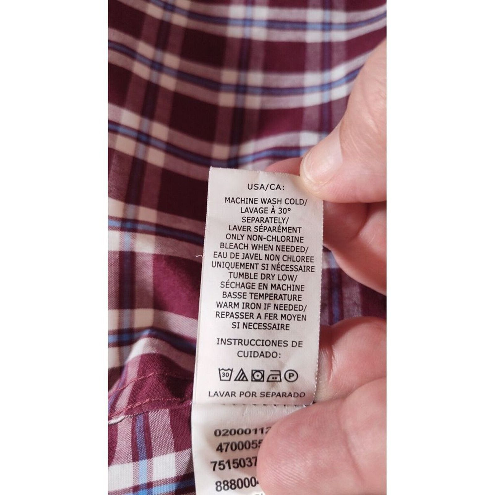 Chaps Chaps By Ralph Lauren Men's Size 3xb xxxl Blue Maroon Plaid Size US XXL / EU 58 / 5 - 10 Thumbnail