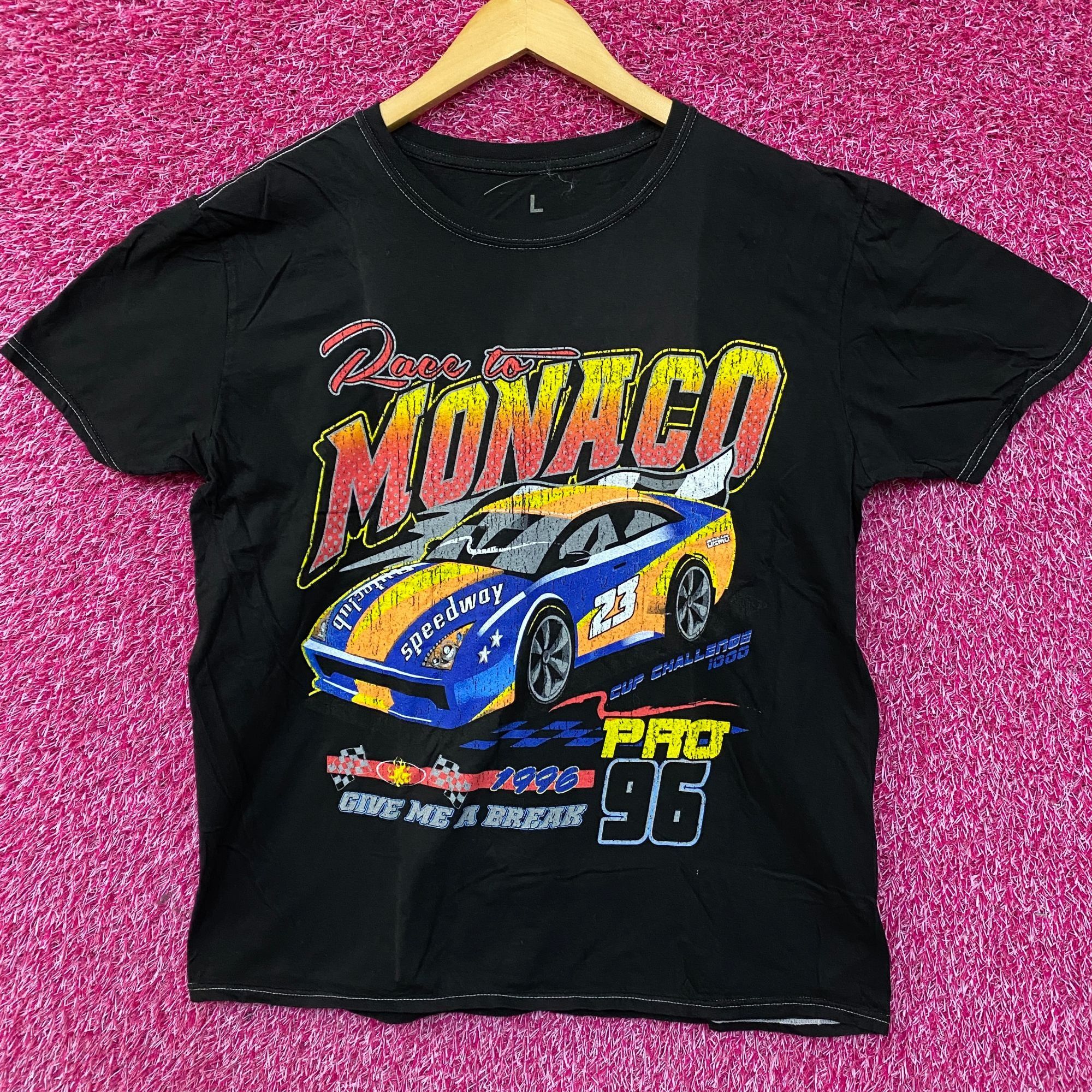 Urban Outfitters Race to Monaco Pro 96 Cup Challenge 1000 Racing Car Tee Larg Size US L / EU 52-54 / 3 - 1 Thumbnail
