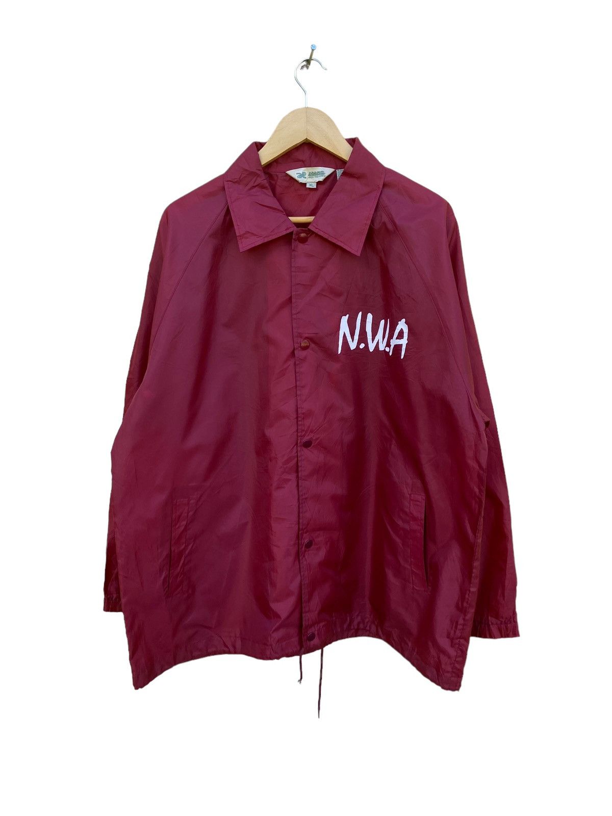 Rap Tees × Vintage Vintage Nwa windbreaker jacket Size US XL / EU 56 / 4 - 2 Thumbnail