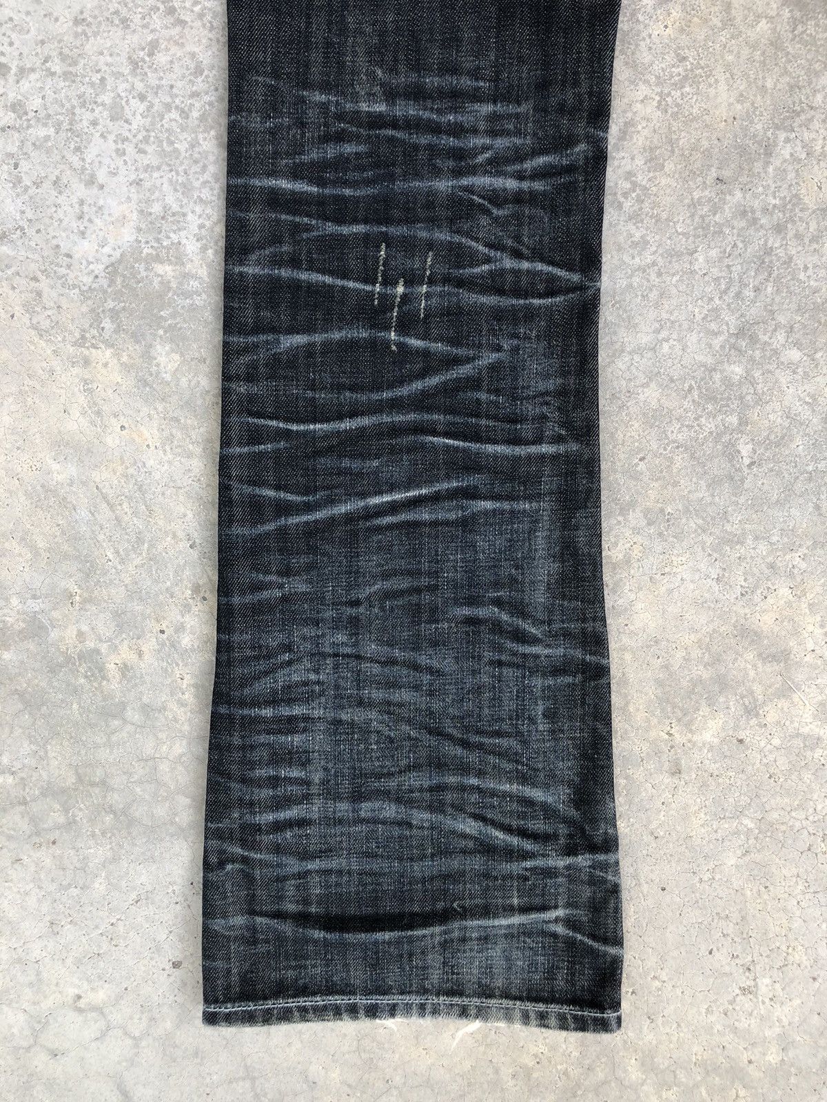 semanticdesign Japanese Semantic Design Flared Jeans Distressed Jeans Size US 31 - 11 Thumbnail