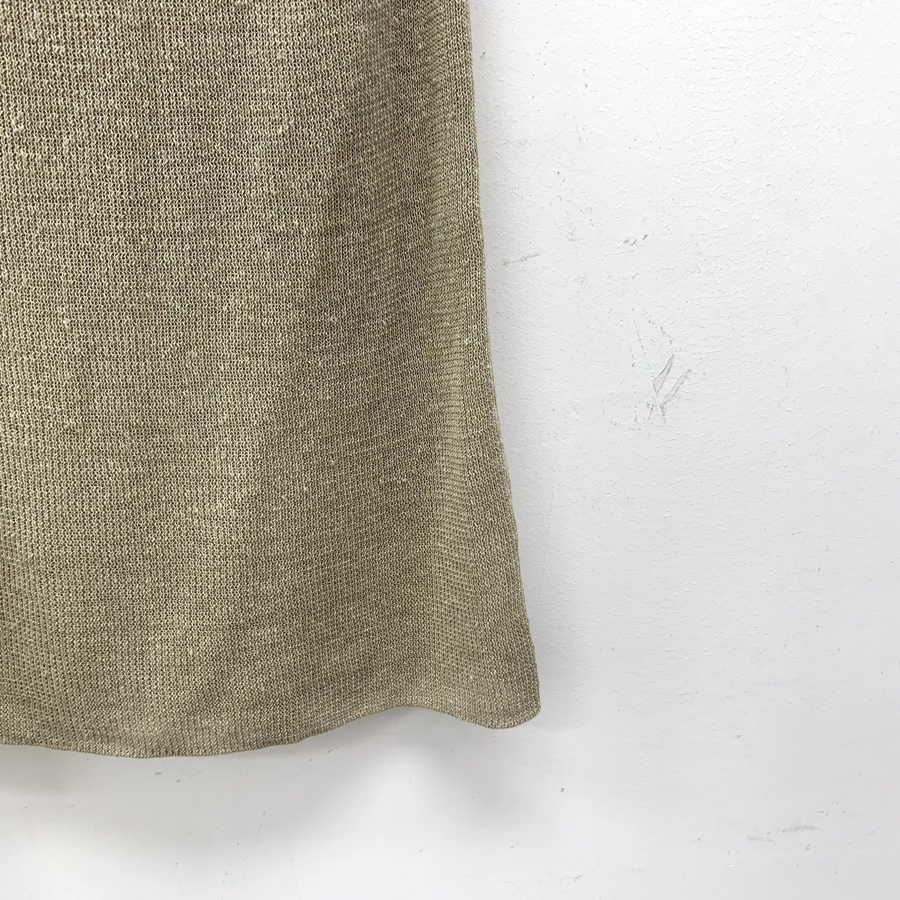 Prada Prada Knit Dress Brown Logo Linen (Size XS) Size XS / US 0-2 / IT 36-38 - 7 Thumbnail
