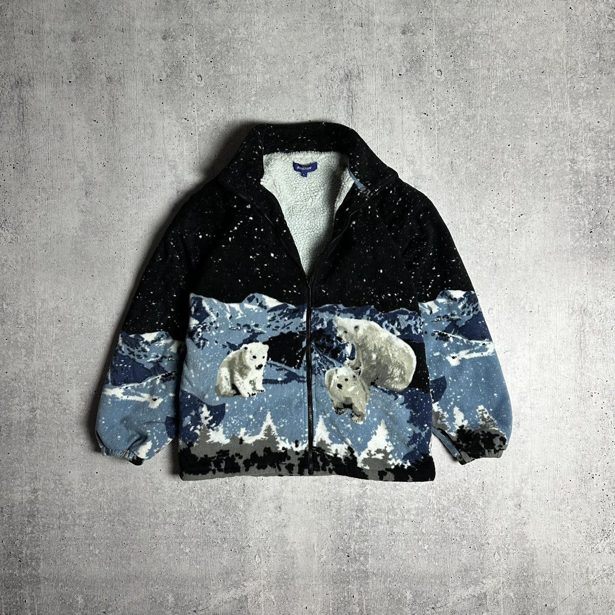 ☆人気☆【Letter From Moon】☆POLA BEAR FLEECE JUMPE.R☆ Rayne Printed Polar-Fleece Pullover - Fabletics