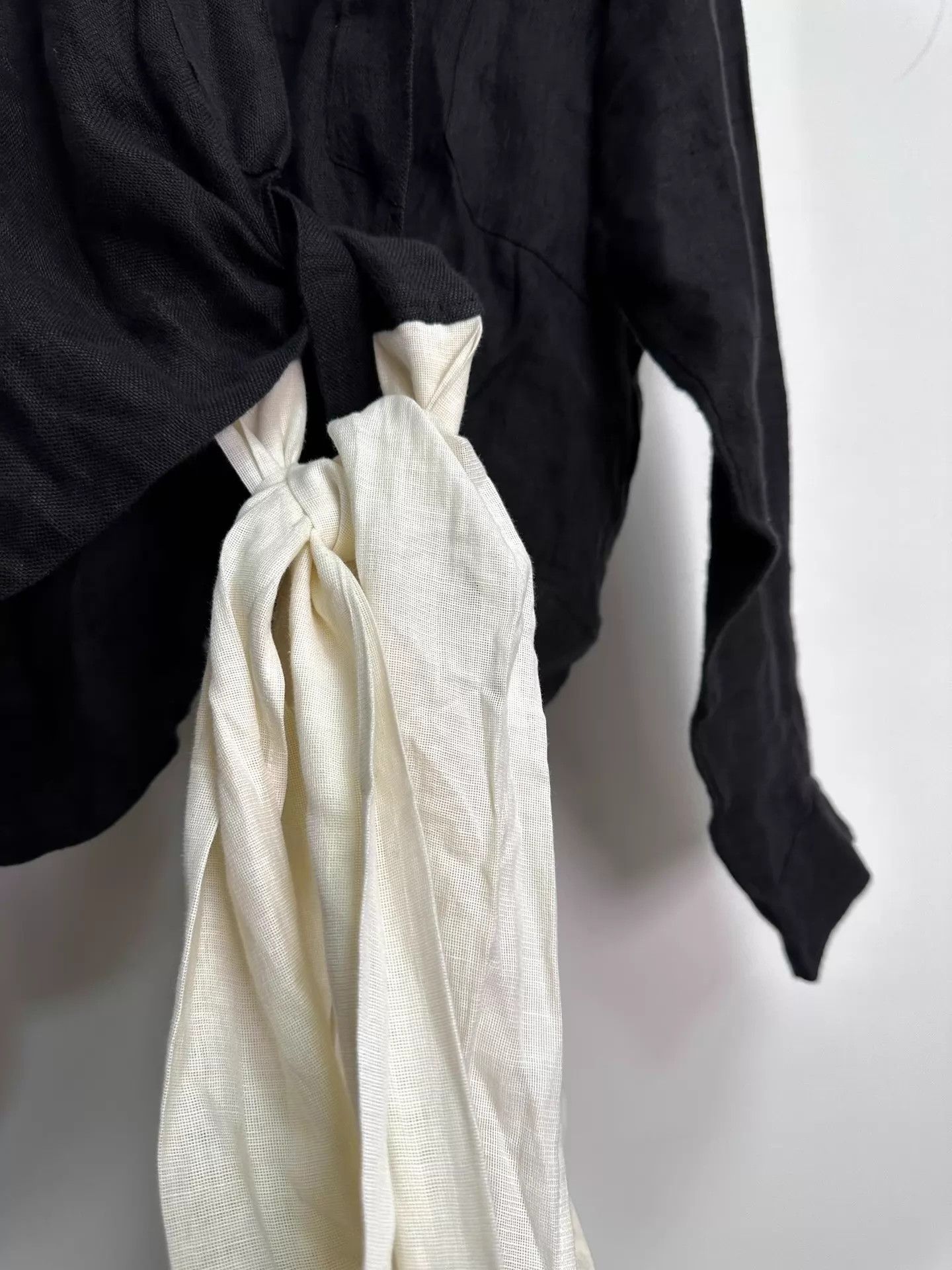 Yohji Yamamoto Yohji Yamamoto 1985SS Draped Linen Jacket free size Size US M / EU 48-50 / 2 - 5 Thumbnail