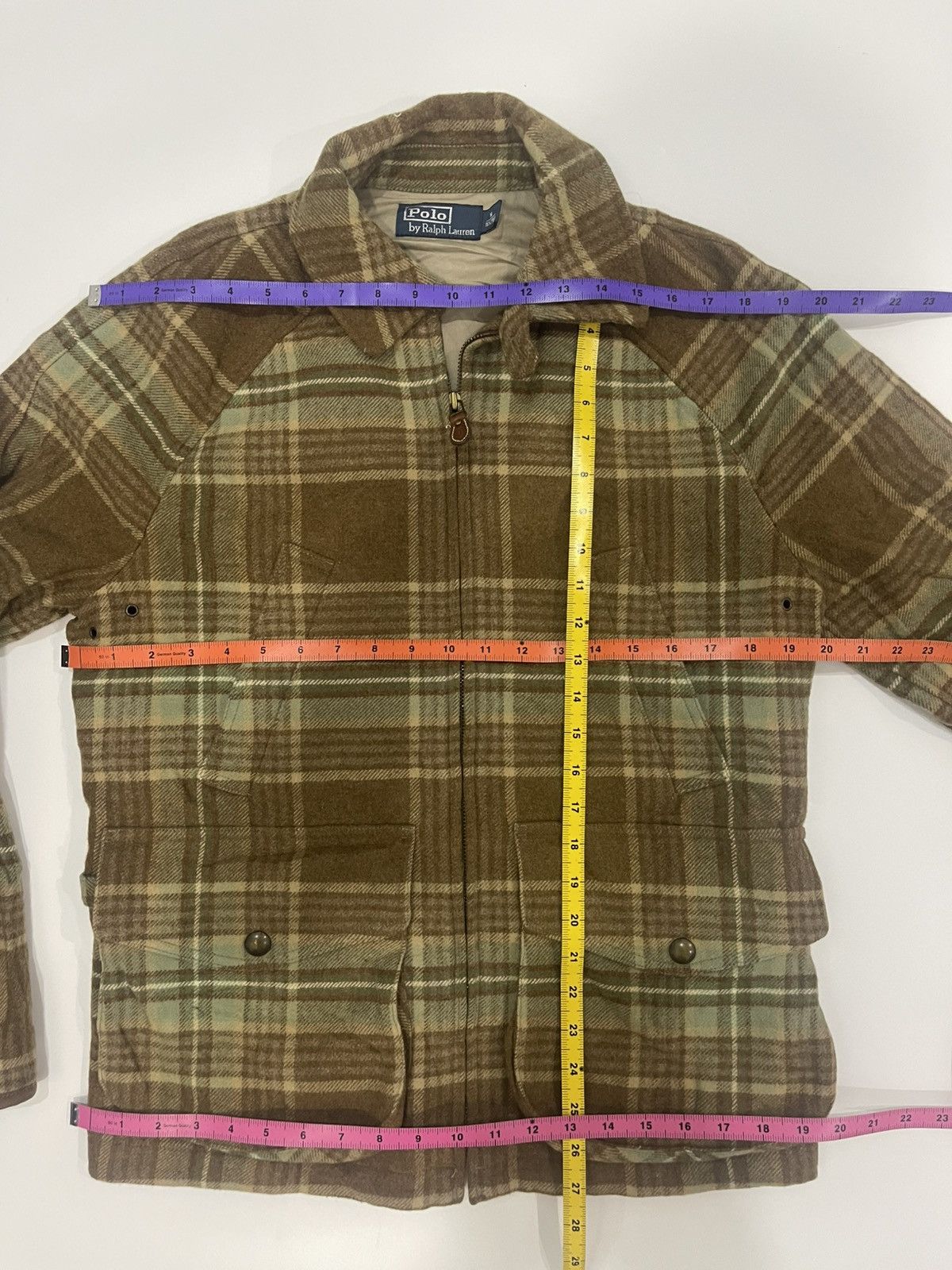 Polo Ralph Lauren Polo Ralph Lauren Plaind Suede-Trim twill BOmber jacket Size US M / EU 48-50 / 2 - 6 Thumbnail