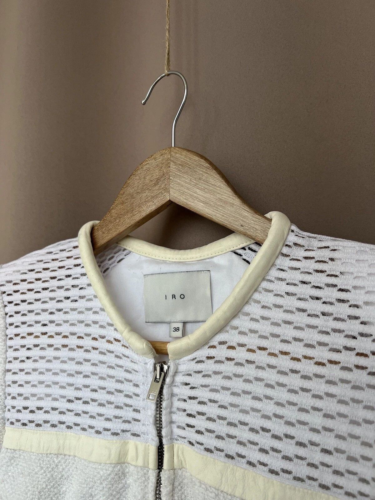 Iro Iro Hurley Zip Jacket Womens Size 38 or S Vintage Cardigan Size S / US 4 / IT 40 - 10 Thumbnail
