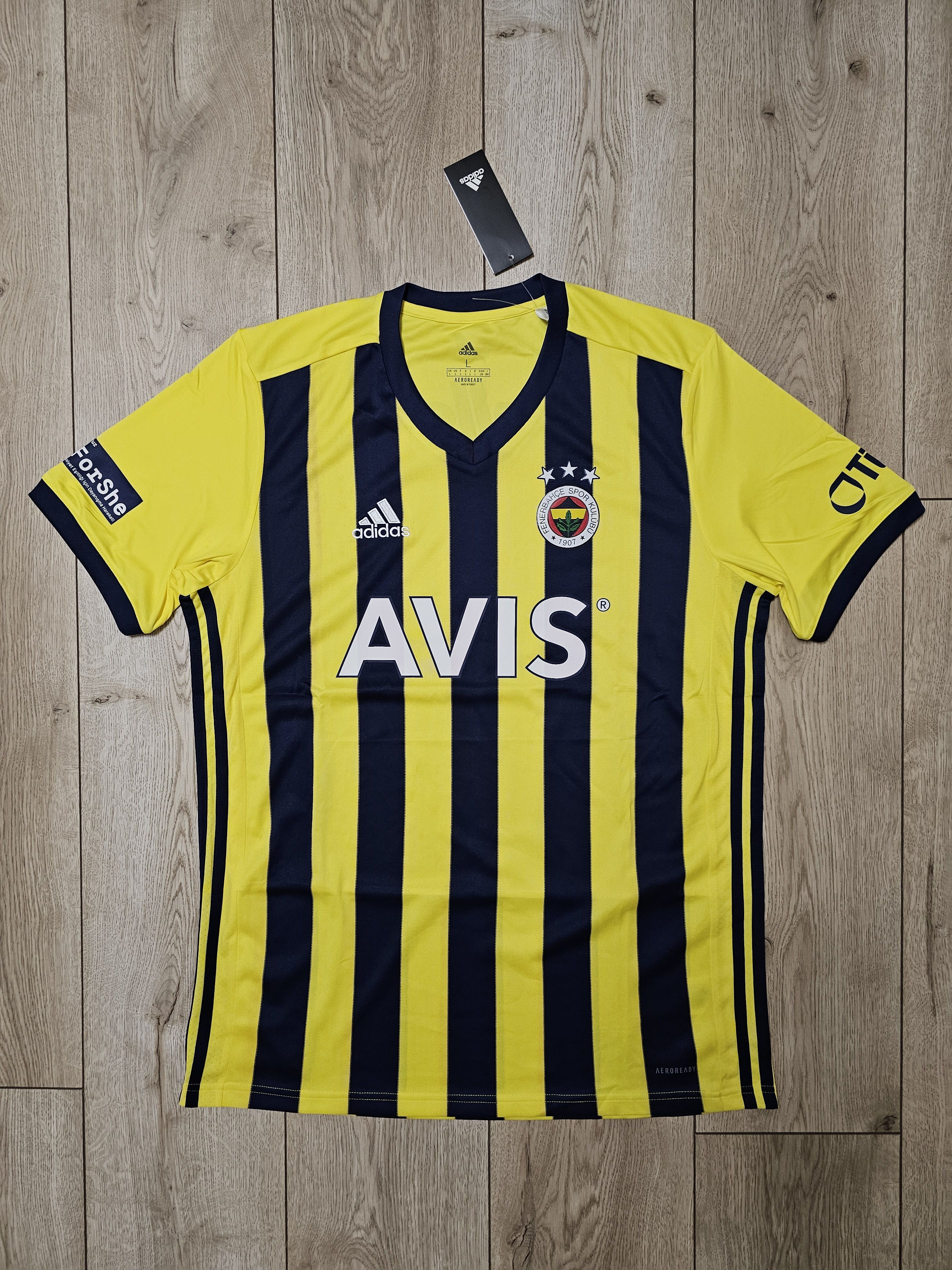 Adidas FENERBAHCE 2020 2021 HOME FOOTBALL SHIRT SOCCER JERSEY Size US L / EU 52-54 / 3 - 1 Thumbnail