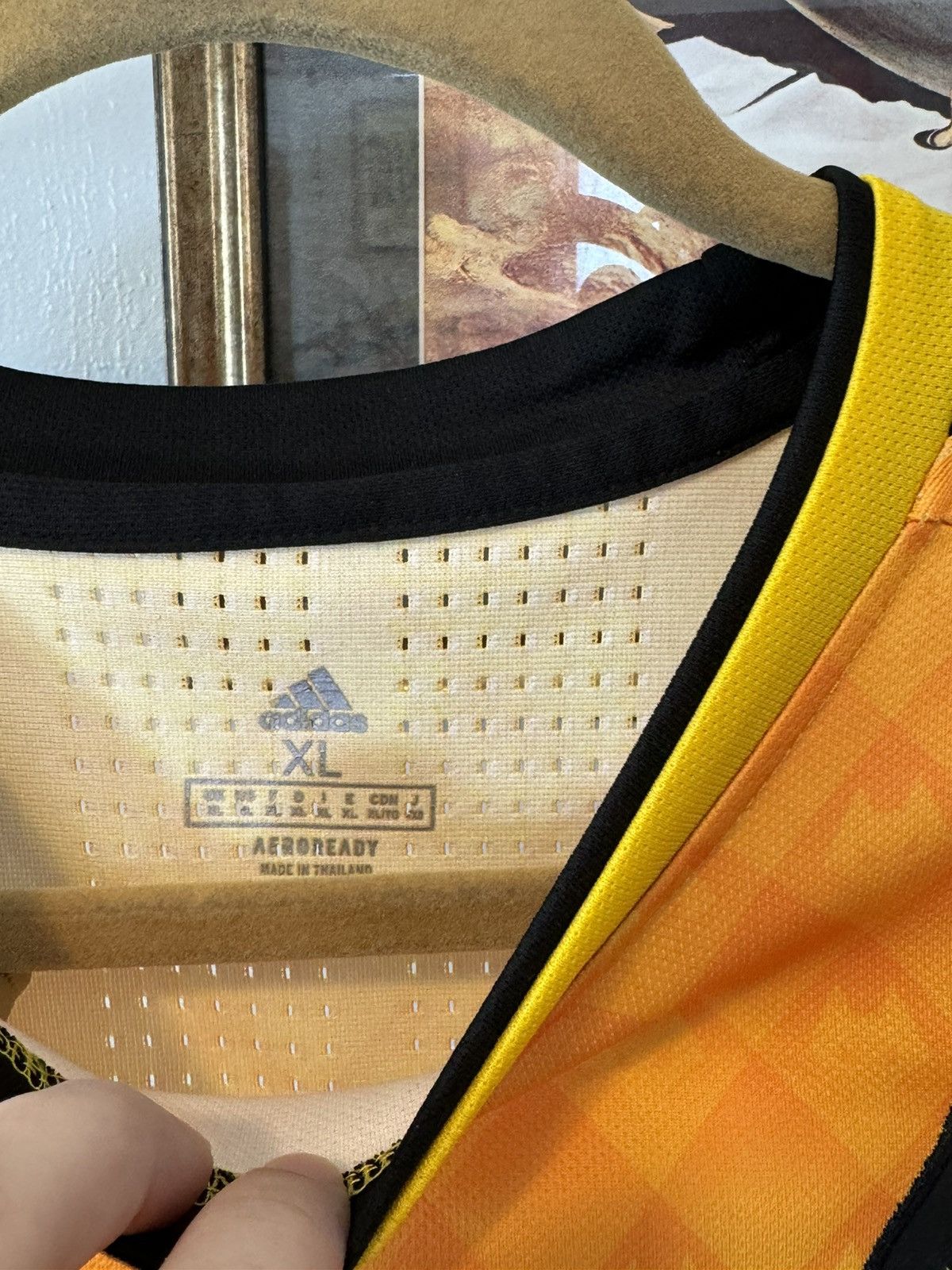 Adidas Adidas Wolverhampton 2020-2021 home Jersey Size US XL / EU 56 / 4 - 7 Thumbnail