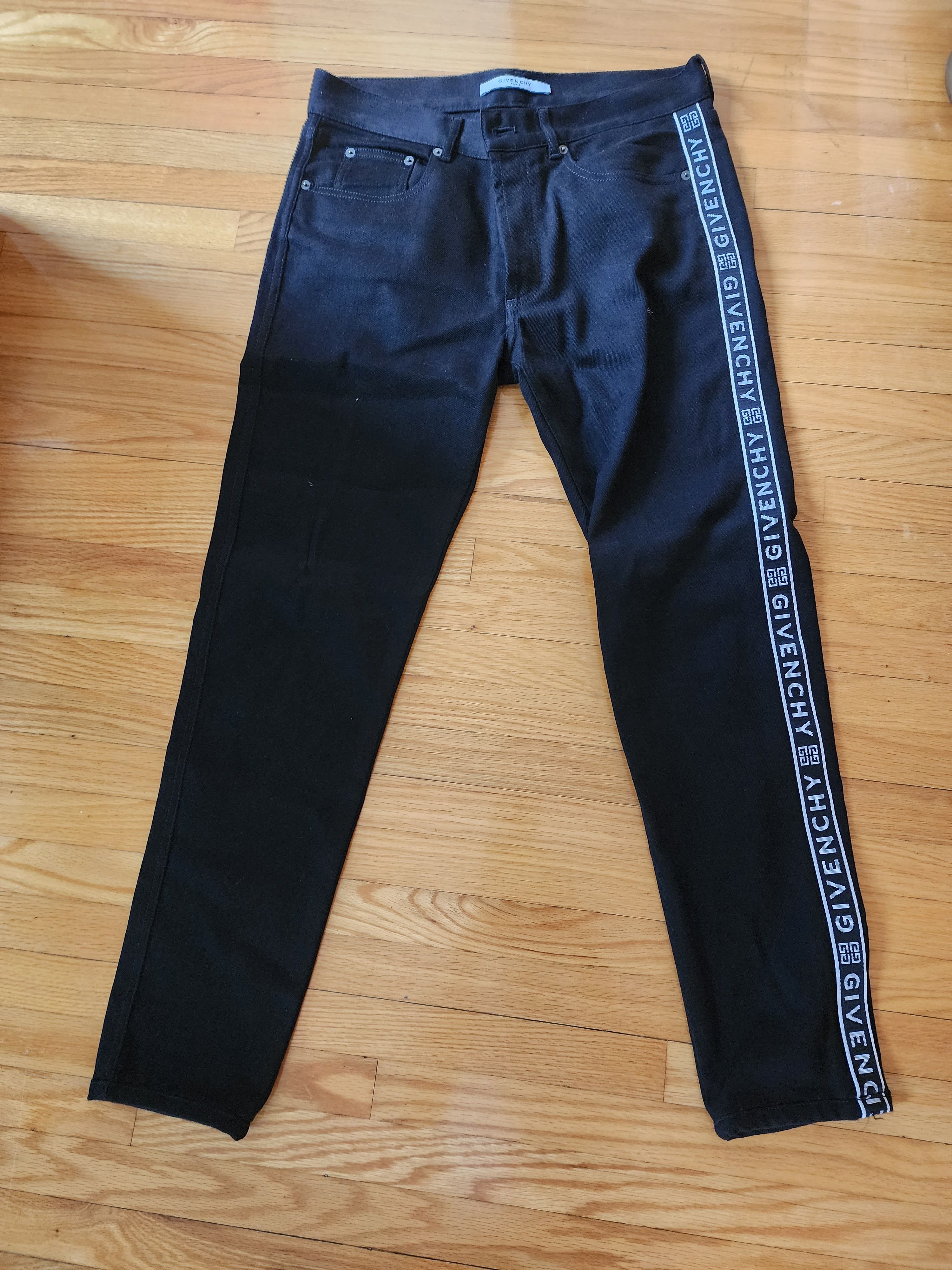 image of Givenchy Denim in Black, Men's (Size 31)