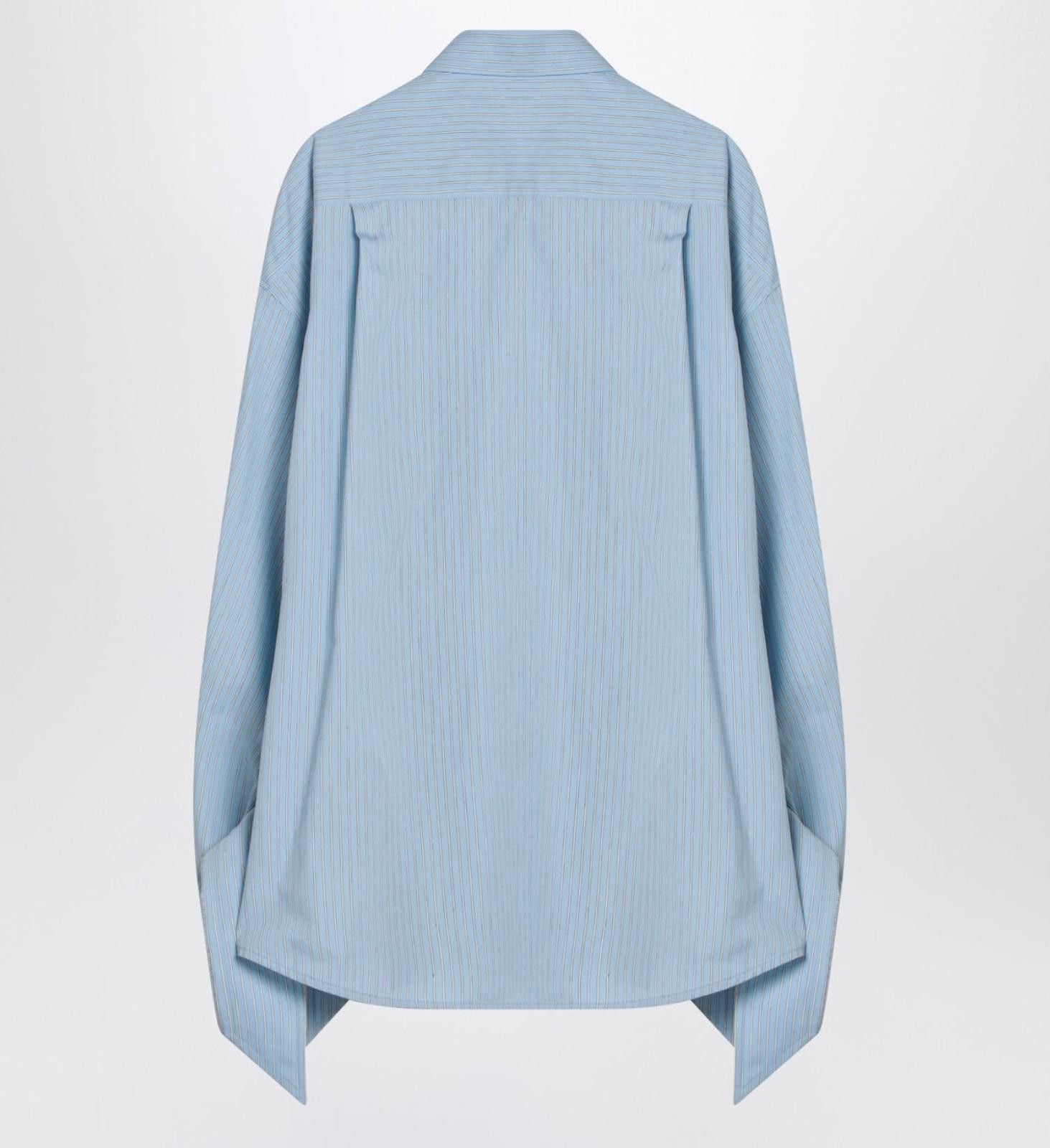 Balenciaga BALENCIAGA KNOTTED CUFF BLOUSE SIZE 2 Size ONE SIZE - 2 Thumbnail