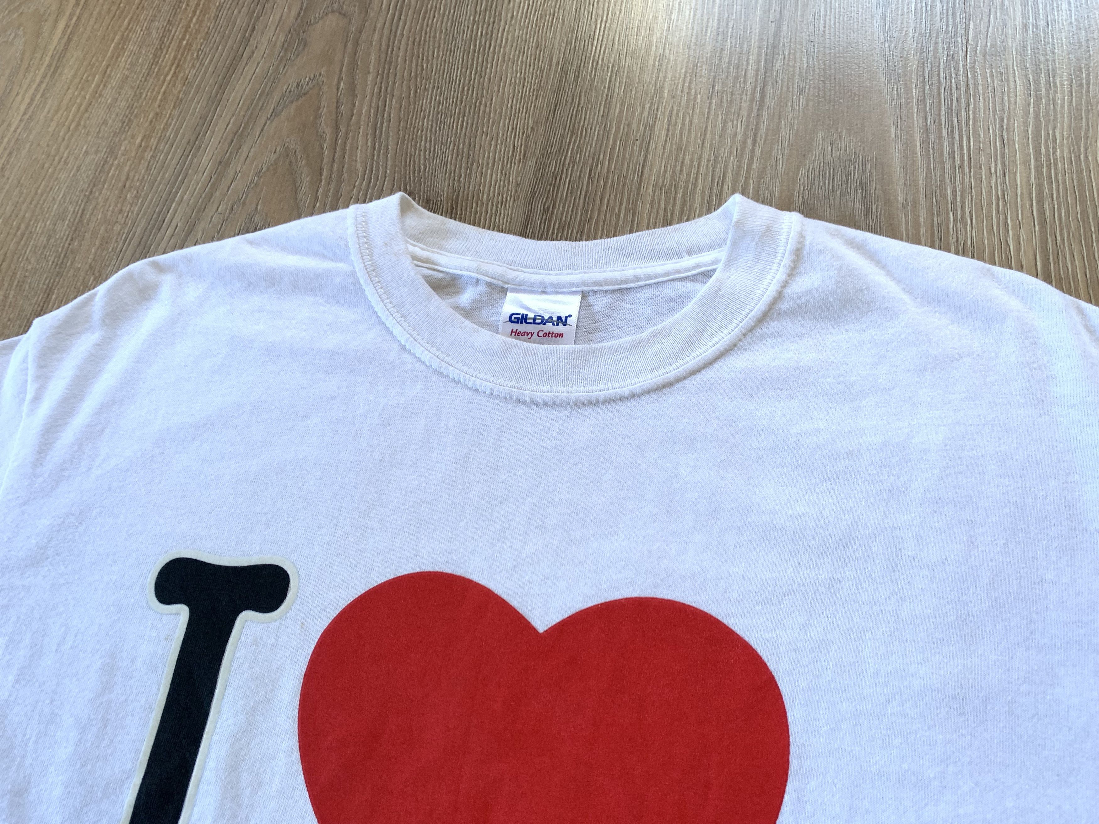 Gildan × Vintage Vintage I love London White Printed T Shirt Size US M / EU 48-50 / 2 - 4 Thumbnail