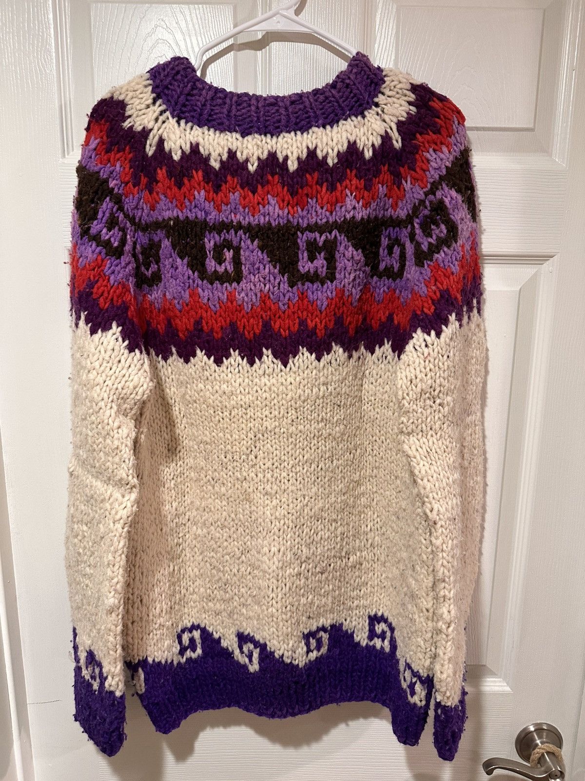 Other Vintage wool sweter Size US XL / EU 56 / 4 - 2 Thumbnail
