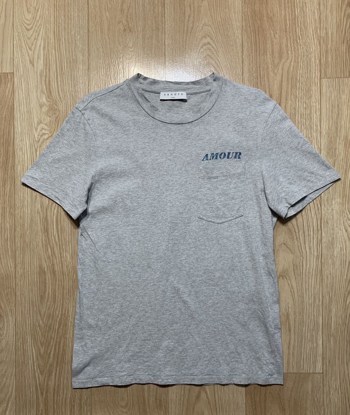 Sandro Sandro Amour Pocket T-Shirt Size S Size US S / EU 44-46 / 1 - 1 Thumbnail