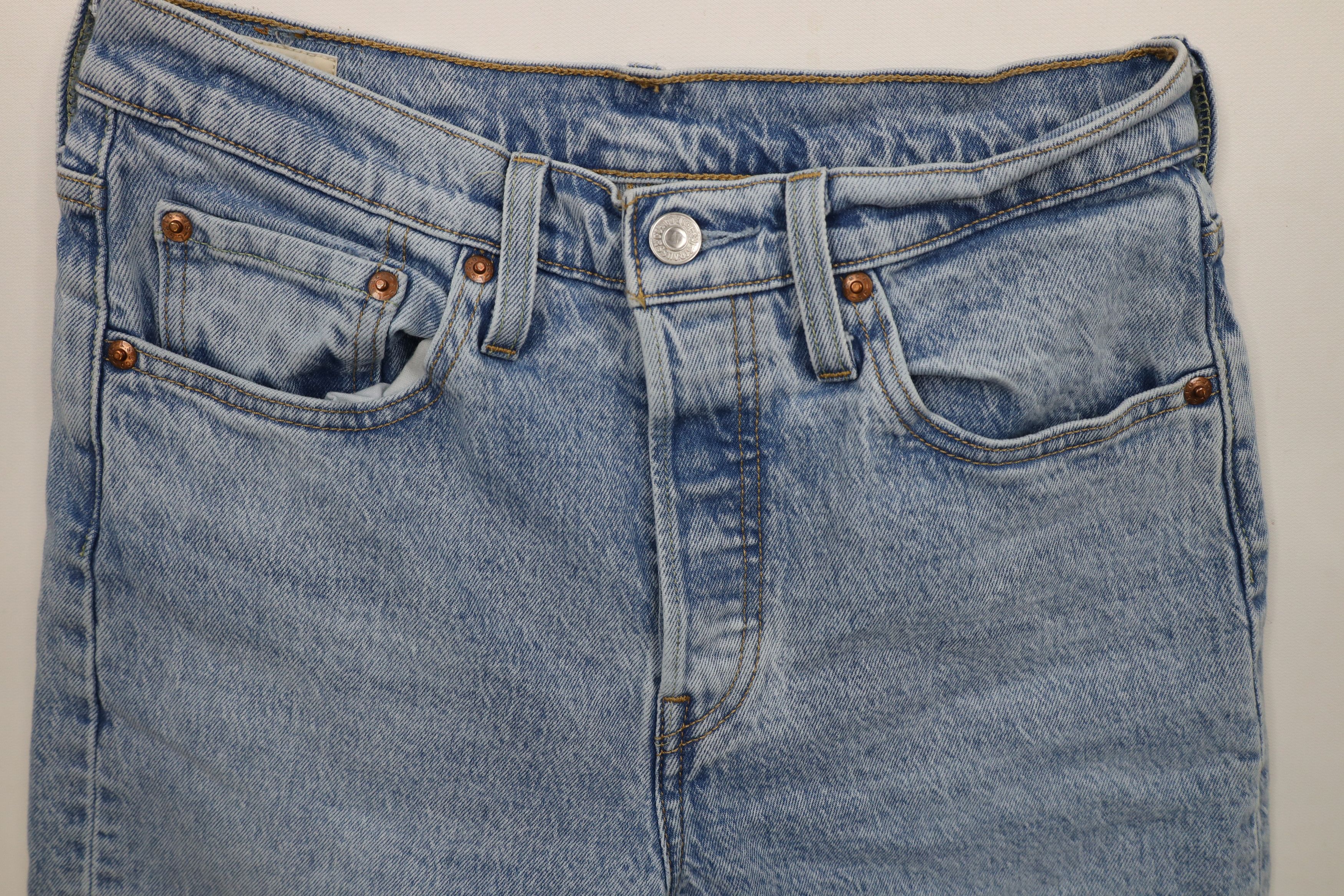 Levi's × Vintage Vintage Y2K Levis 501xx Fly Premium Original Fit Denim Jeans Size 27" / US 4 / IT 40 - 7 Thumbnail