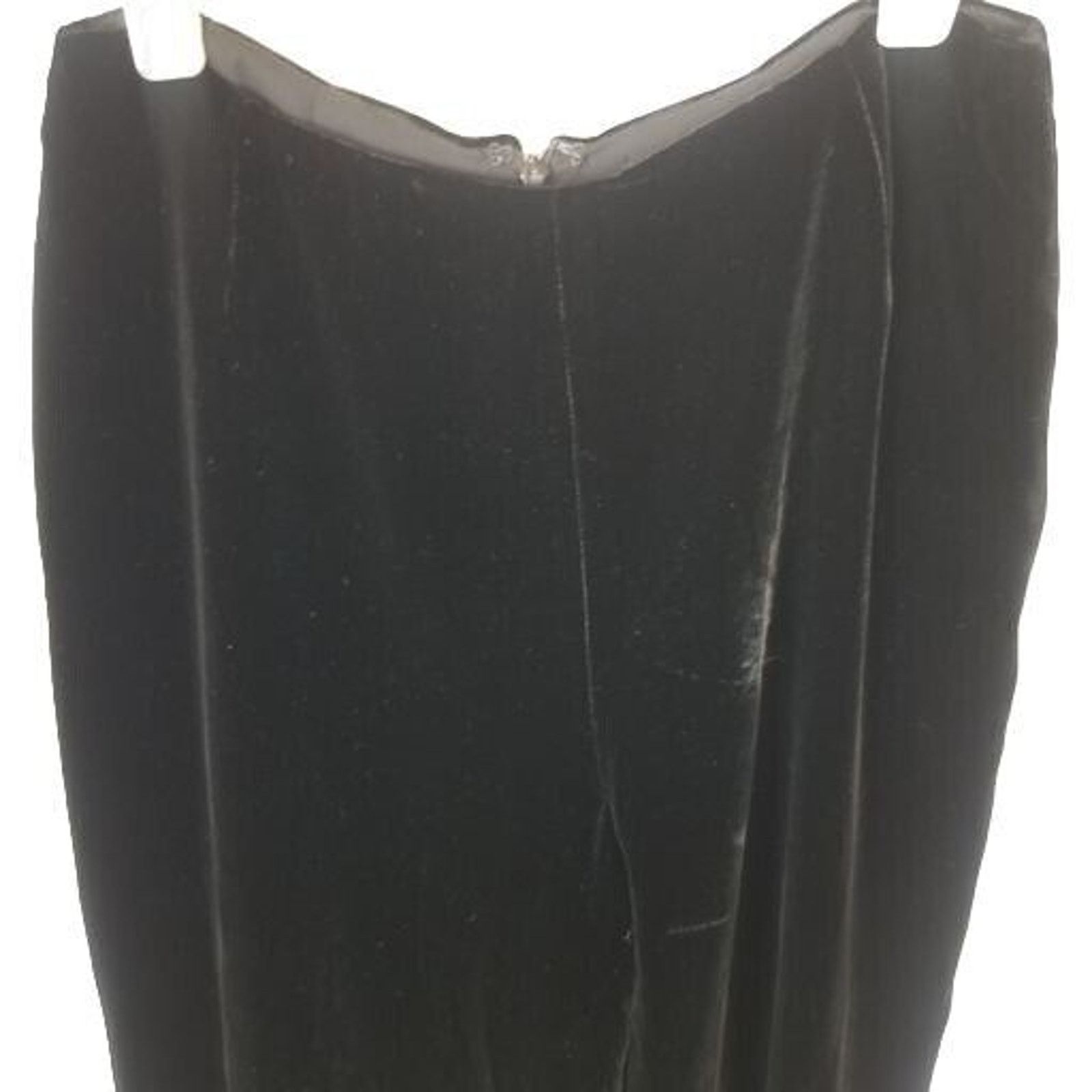 Lafayette 148 Lafayette 148 New York Womens Wide Leg Velvet Pants 4 Silk Size 27" / US 4 / IT 40 - 2 Thumbnail