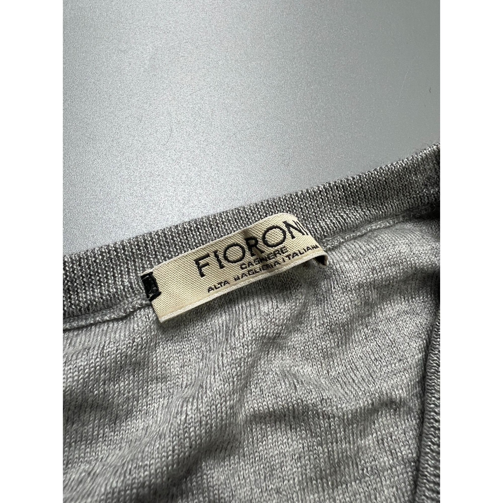 Other Men’s Fioroni V-Neck Cashmere Silk Wool Blend Sweater Size I Size US L / EU 52-54 / 3 - 5 Thumbnail