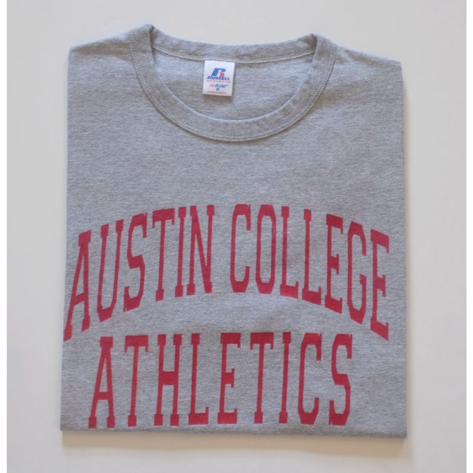 Russell Athletic VINTAGE Russell Athletic T-Shirt Mens M Austin College Athletics Retro Graphic Gray 2000s Size US M / EU 48-50 / 2 - 5 Thumbnail