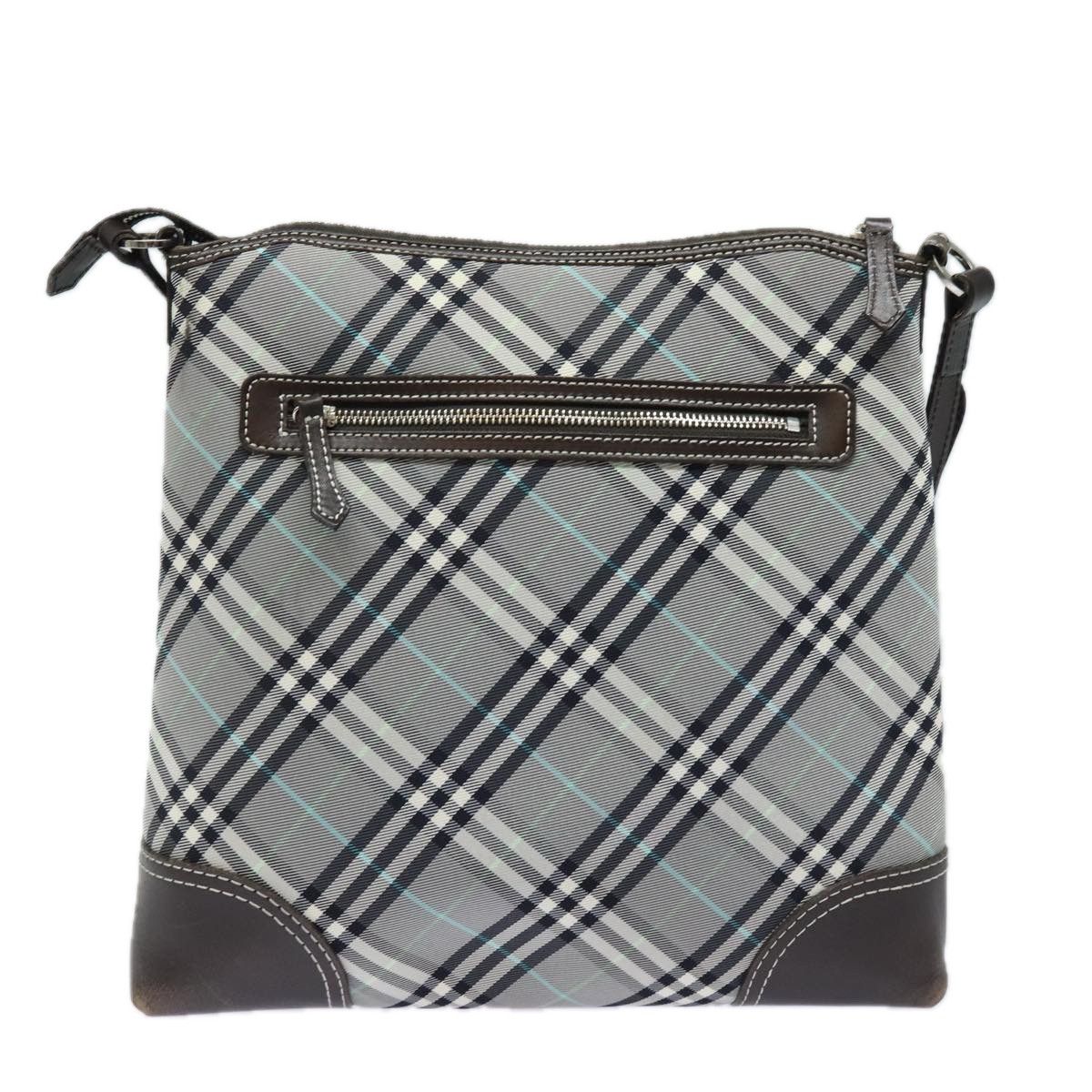 Burberry Blue Label Grey Canvas Shoulder Bag (Pre-Owned) Size ONE SIZE - 1 Thumbnail
