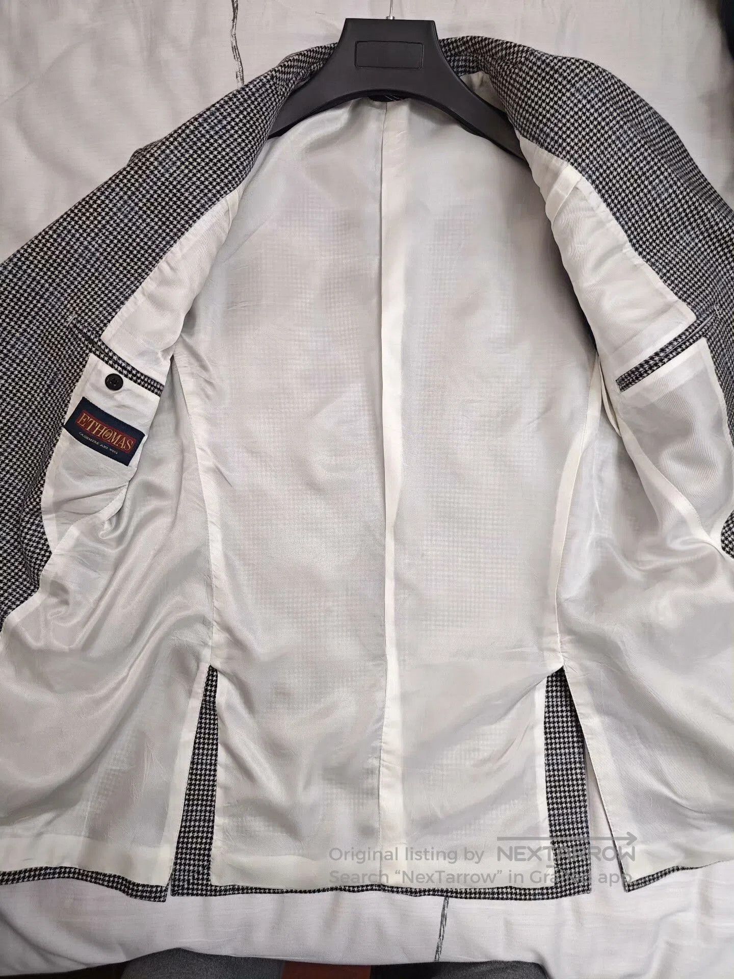 Japanese Brand Italian Wool Cashmere Blend Suit Jacket. Size US M / EU 48-50 / 2 - 6 Thumbnail