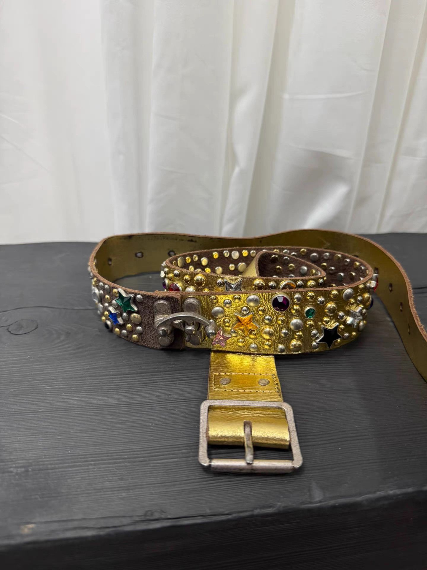 Takahiromiyashita The Soloist. The soloist Studded Star Vision Belt K20 Size ONE SIZE - 1 Thumbnail