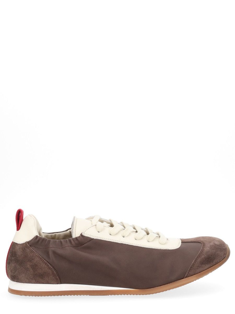 Uma Wang UMA WANG LEATHER SNEAKER - BROWN (IT 45) Size US 12 / EU 45 - 1 Thumbnail