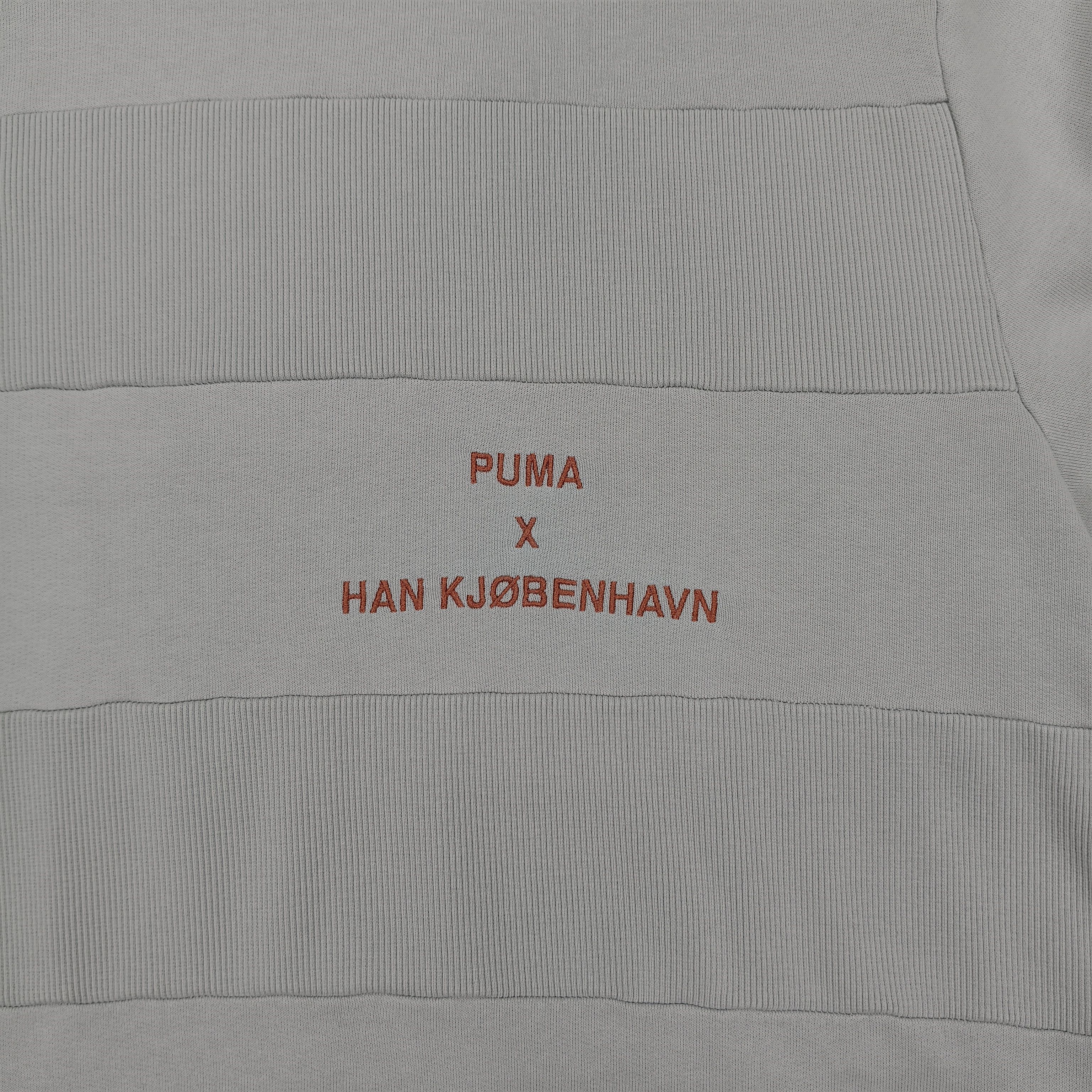 FW18 Puma x Han Kjobenhavn Stripe Crew Neck Sweatshirt M
