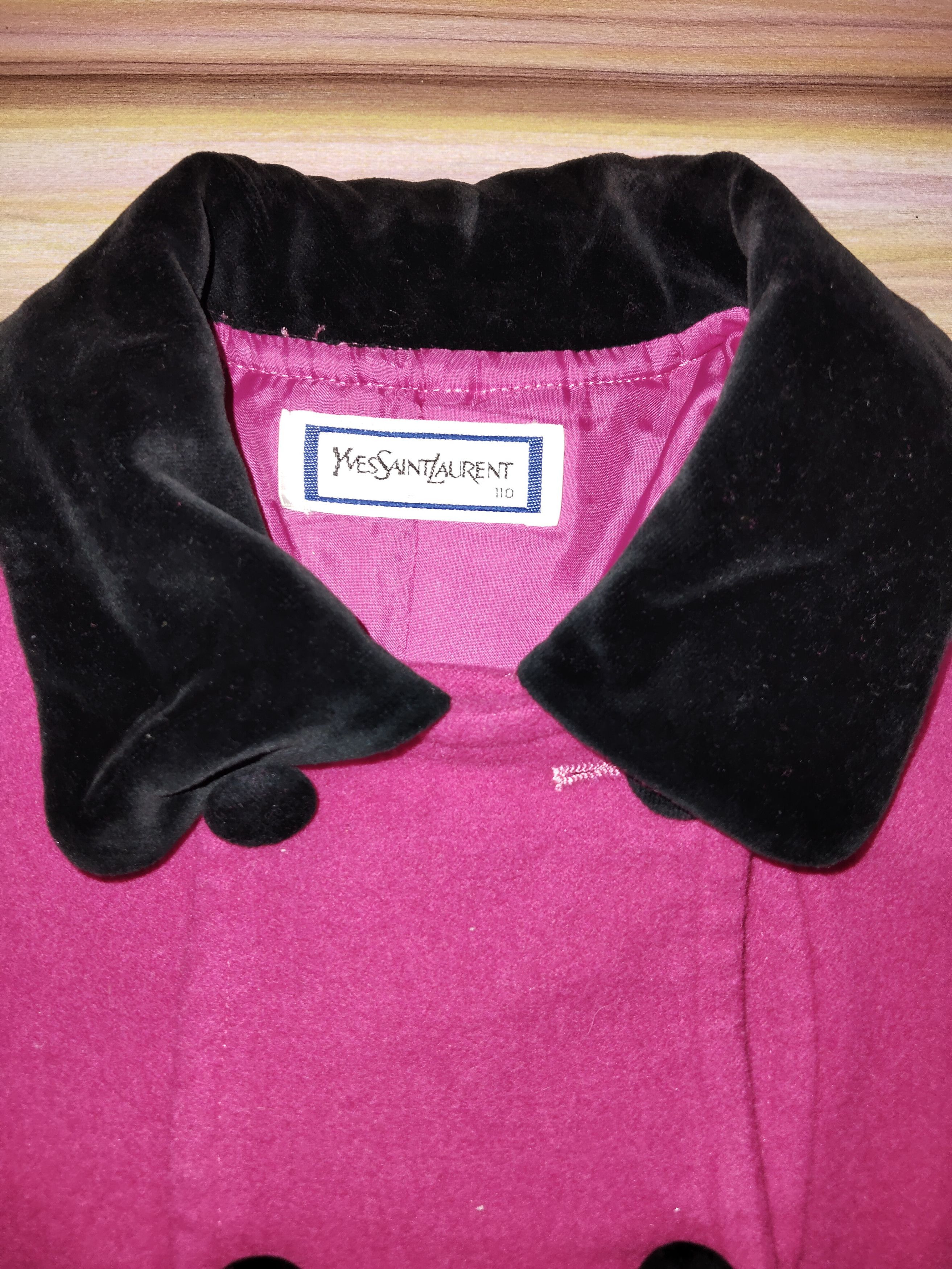 Yves Saint Laurent YVES SAINT LAURENT Kids Coat Size S / US 4 / IT 40 - 2 Thumbnail