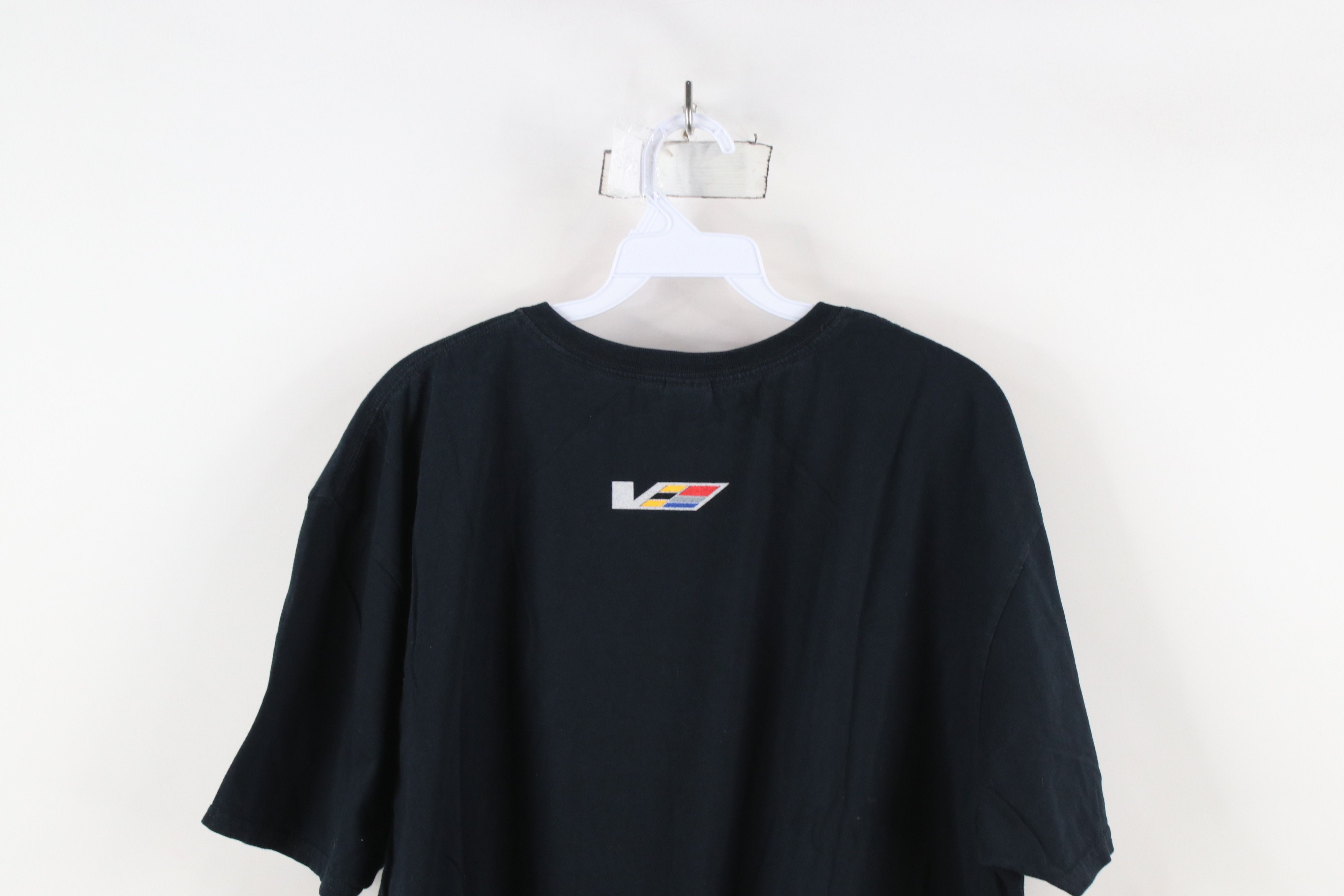 Vintage Vintage 90s Y2K Spell Out Cadillac Racing T-Shirt Black Size US XXL / EU 58 / 5 - 13 Thumbnail