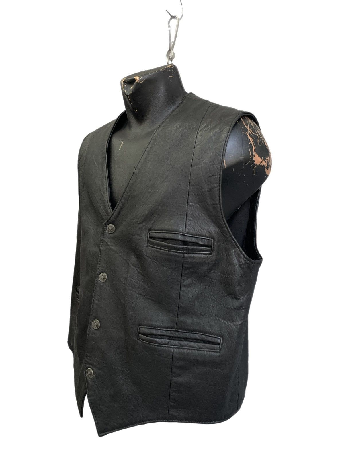 Harley Davidson Vintage leather vest biker gothic y2k style harley davidson Size US L / EU 52-54 / 3 - 5 Thumbnail