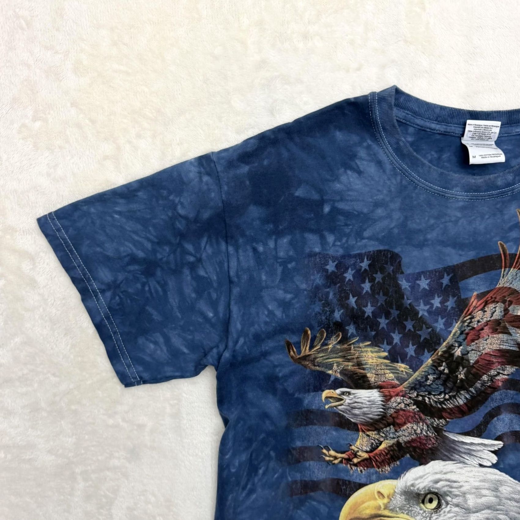 Gildan Gildan Shirt Mens Medium Blue Eagle American Flag Tie Dye Patriotic USA Shirt Mens Medium Blue Eagle USA Flag Tie Dye Patriotic Gildan Shirt Size US M / EU 48-50 / 2 - 6 Thumbnail