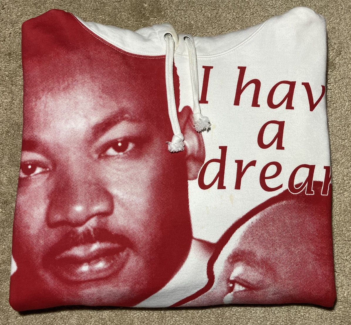 Supreme SS18 Supreme MLK Martin Luther King Jr I Have A Dream Hoodie |  Grailed
